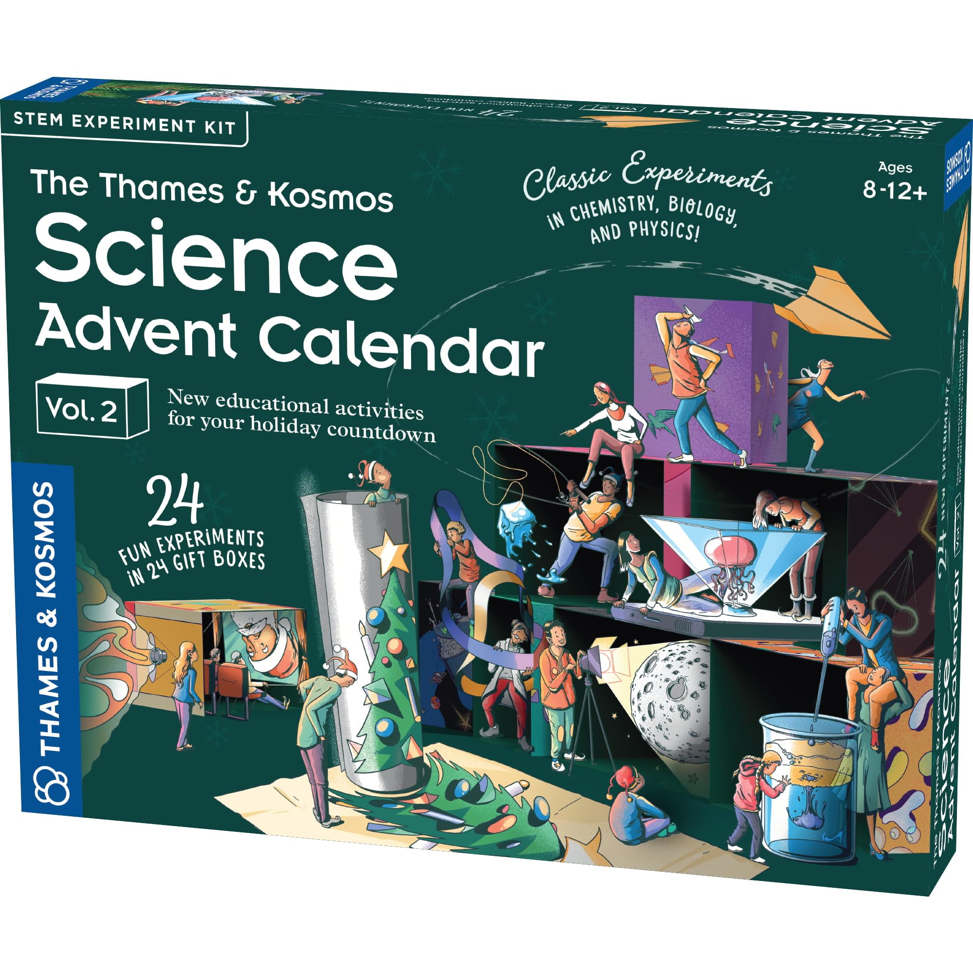 Thames & Kosmos Science Advent Calendar Vol 2 - 24-Day STEM Experiment Kit for Kids 8+