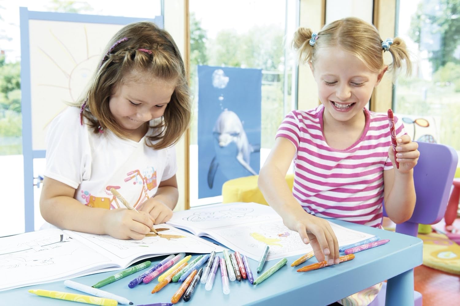 STABILO Power Felt Tip Pens - 30 Assorted Colours for Kids 6