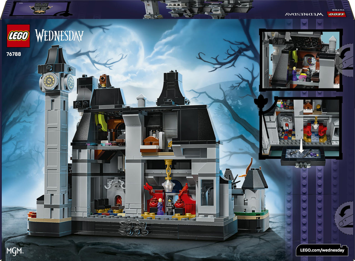LEGO Wednesday Nevermore Academy Building Set - 890 Pieces, Age 10+