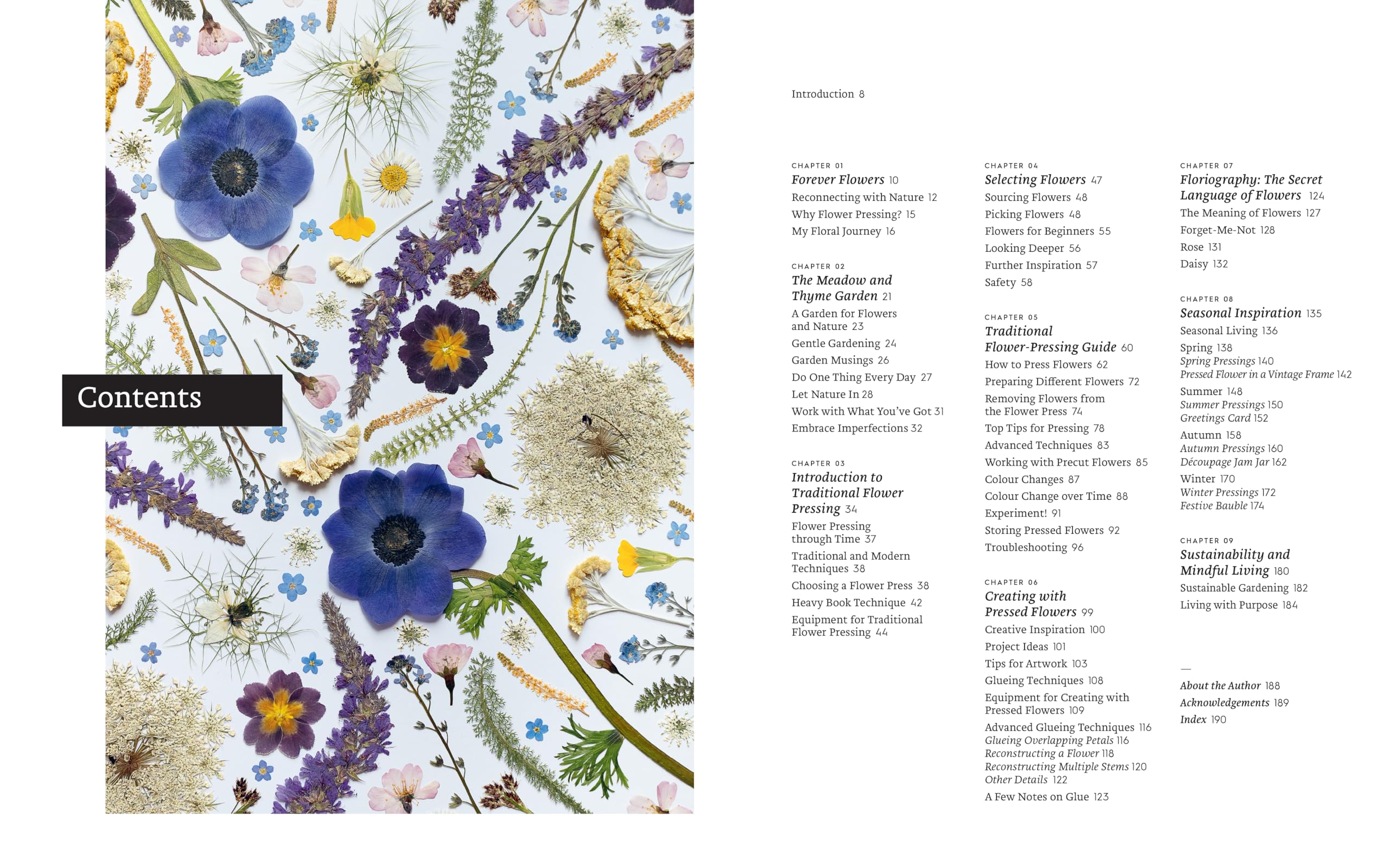 Quarry Books The Pressed Flower Handbook - Connecting with Nature Through Floral Crafts