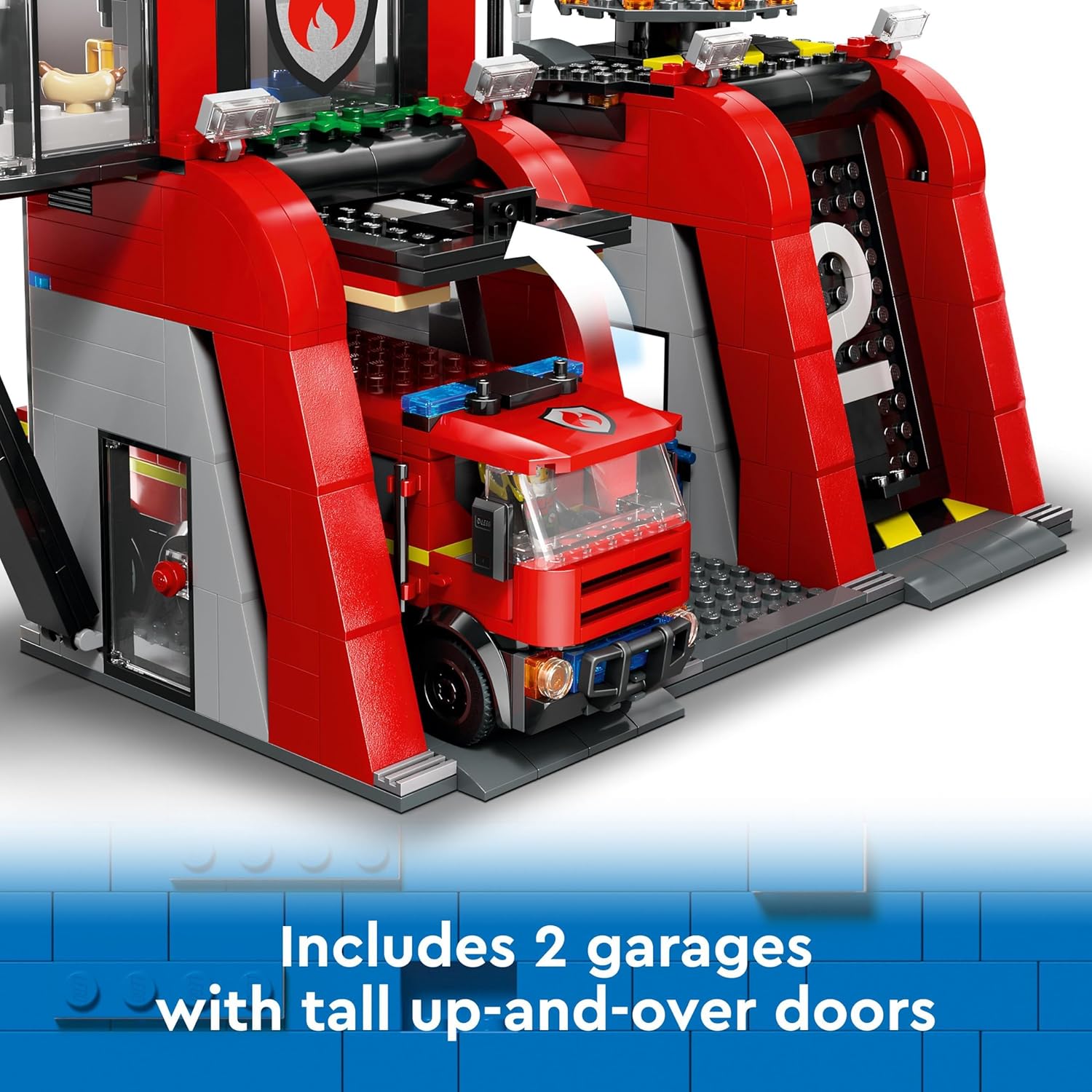 LEGO City Fire Station Playset with Fire Engine & Minifigures - 6+ Years 4