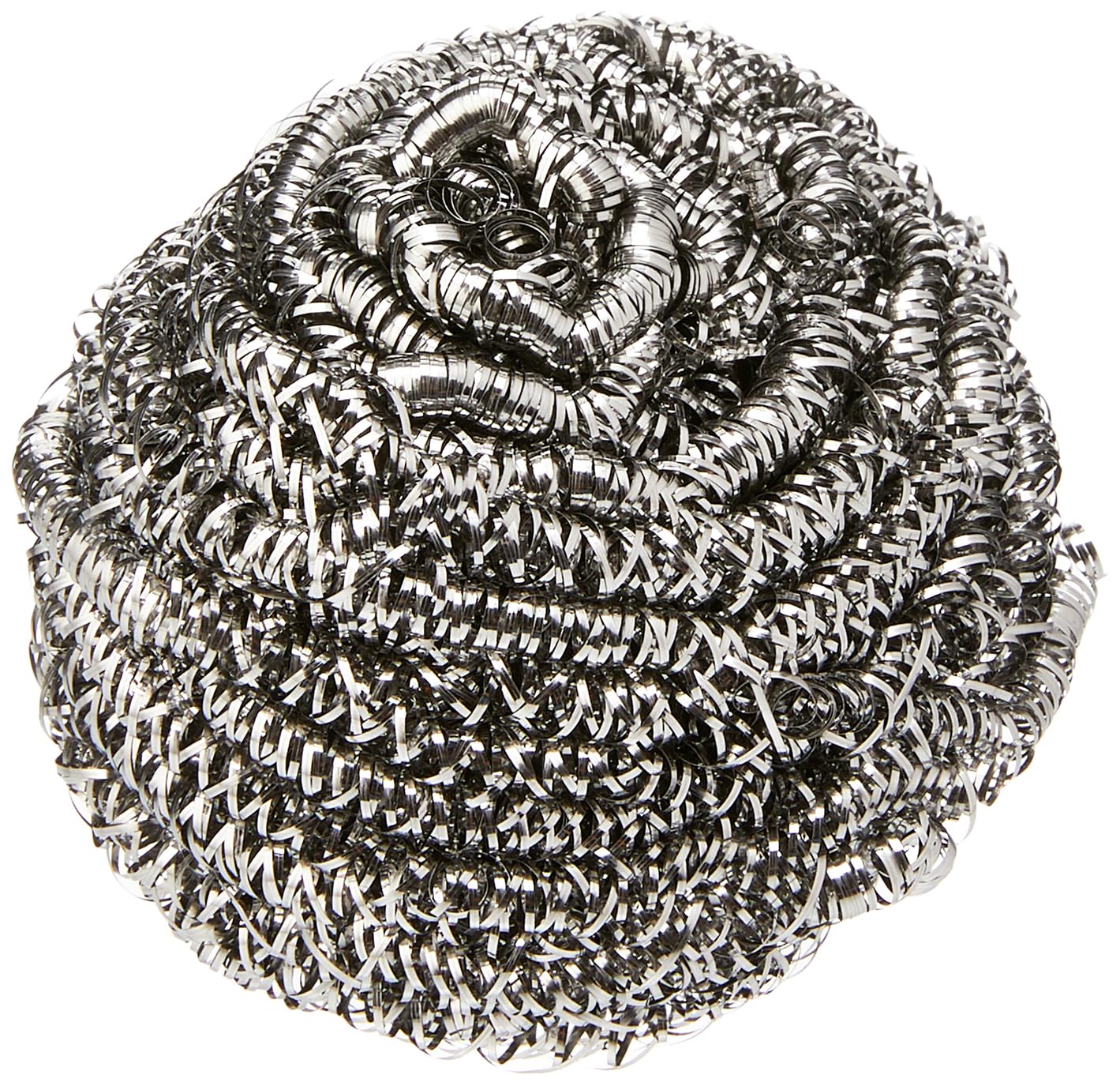 Spontex Tough Steel Metal Scourers - 4 Count | Powerful Cleaning | 90% Recycled Steel 1