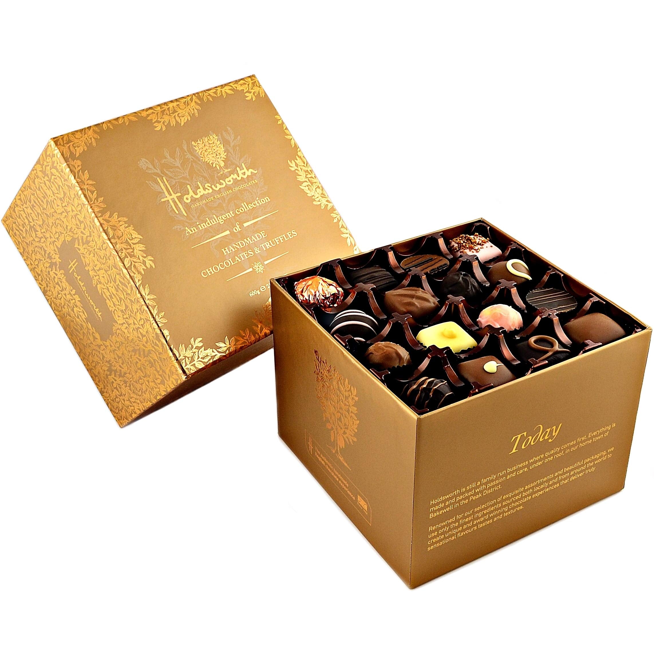 Holdsworth Handmade English chocolates - Indulgent Collection | 48 Handmade Chocolates | 600g 1