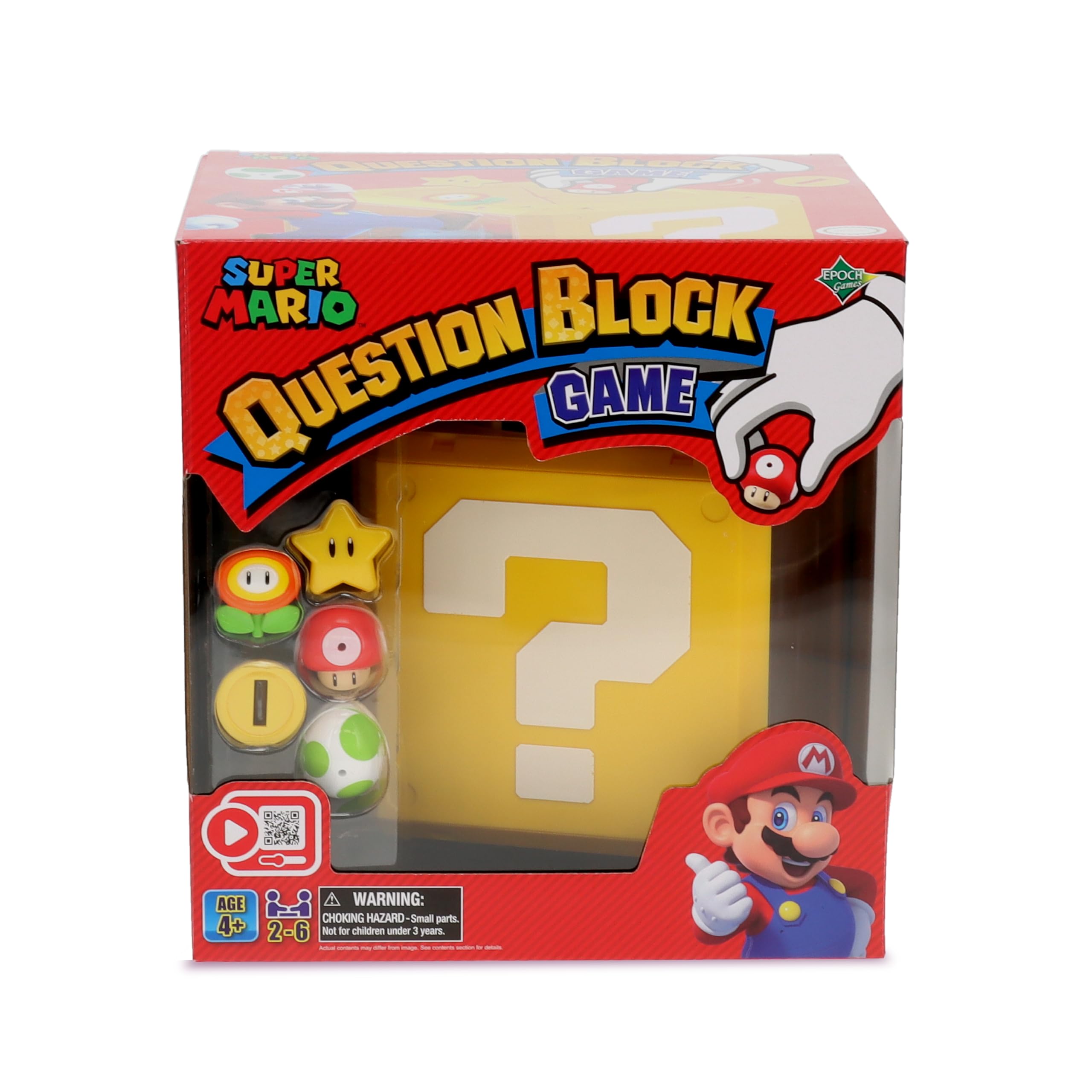EPOCH Super Mario Question Block Game - 3 Games in 1 | 2-6 Players | Ages 4+ 7