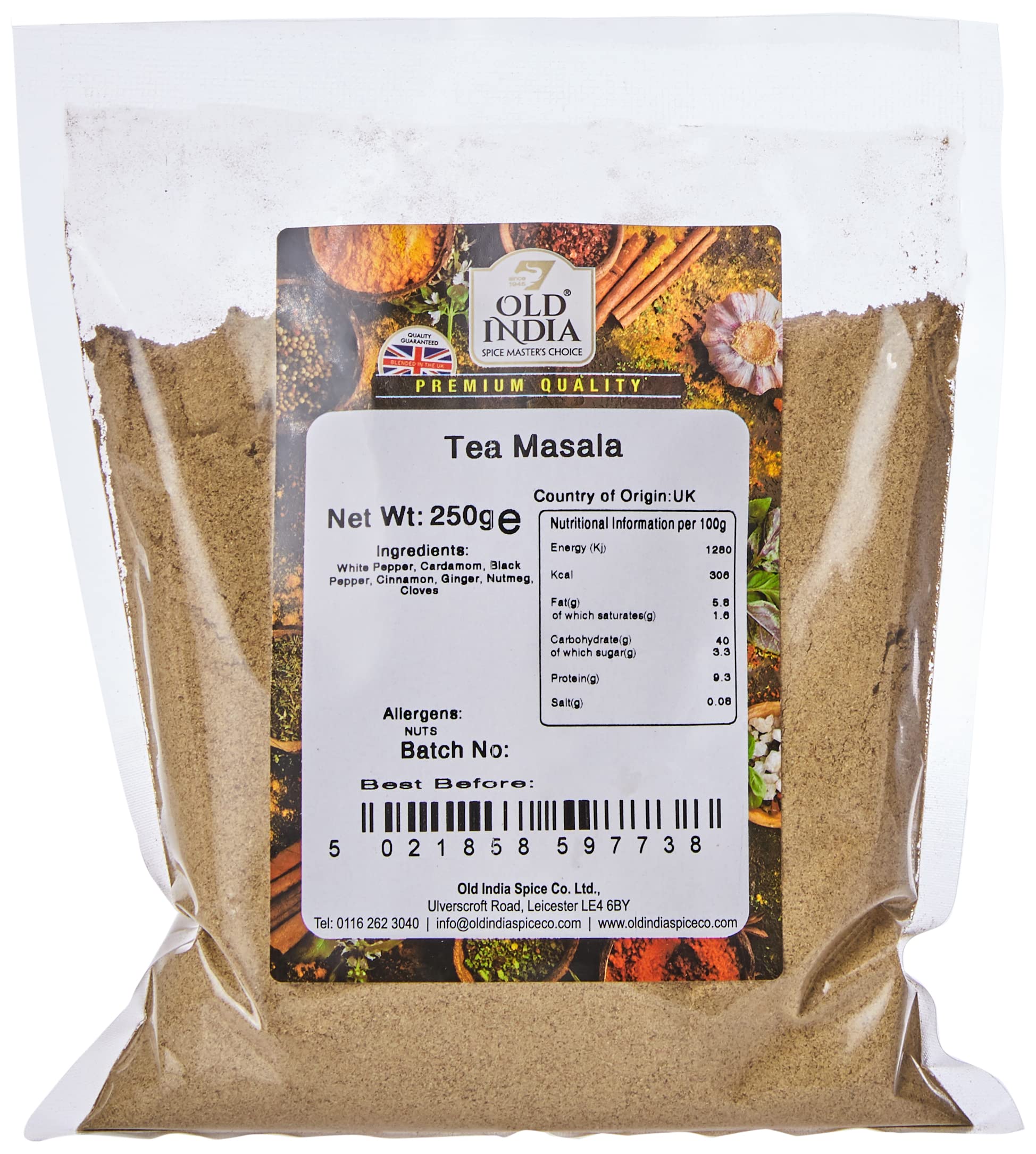 Old India Tea Masala Powder - 100% Natural Indian Seasoning | 250g