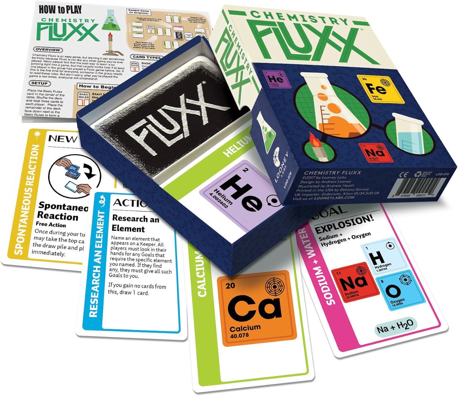 Looney Labs Chemistry Fluxx Card Game 4