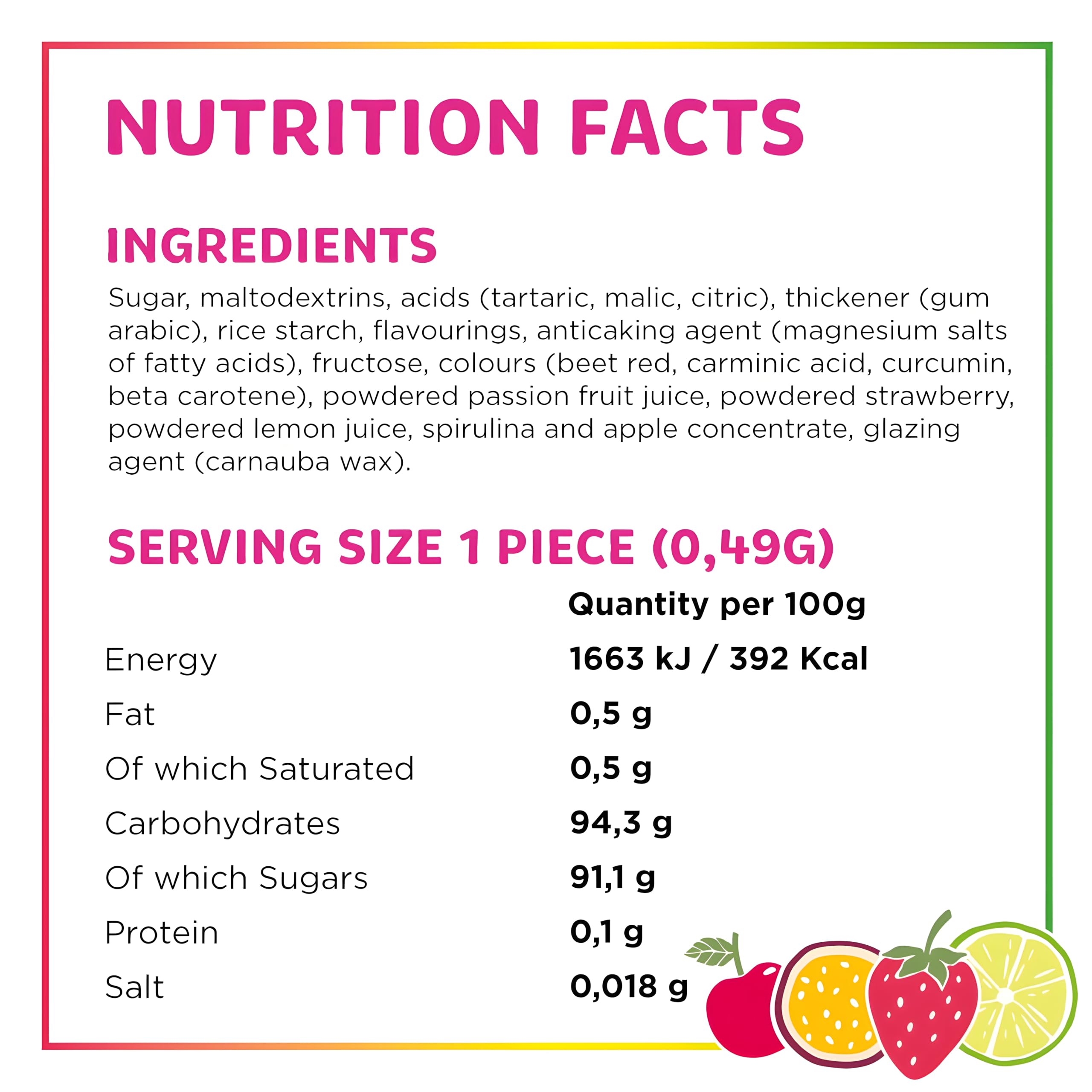 Tic Tac Fruit Adventure Mints - Cherry, Strawberry, Passion Fruit & Lime Flavours | 18g Pack of 24 6