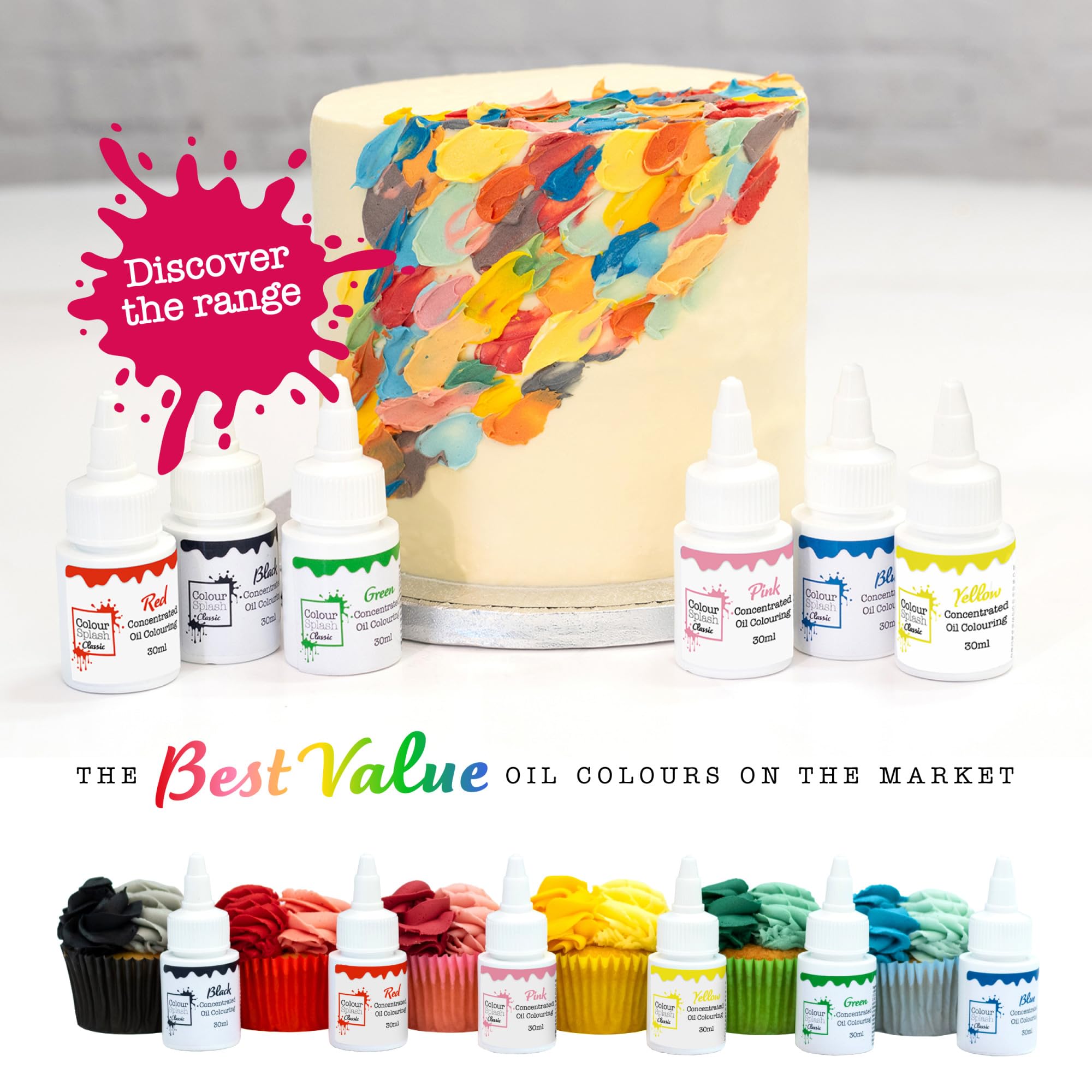 Colour Splash - Red Oil Based Food Colouring for Baking |30ml 11