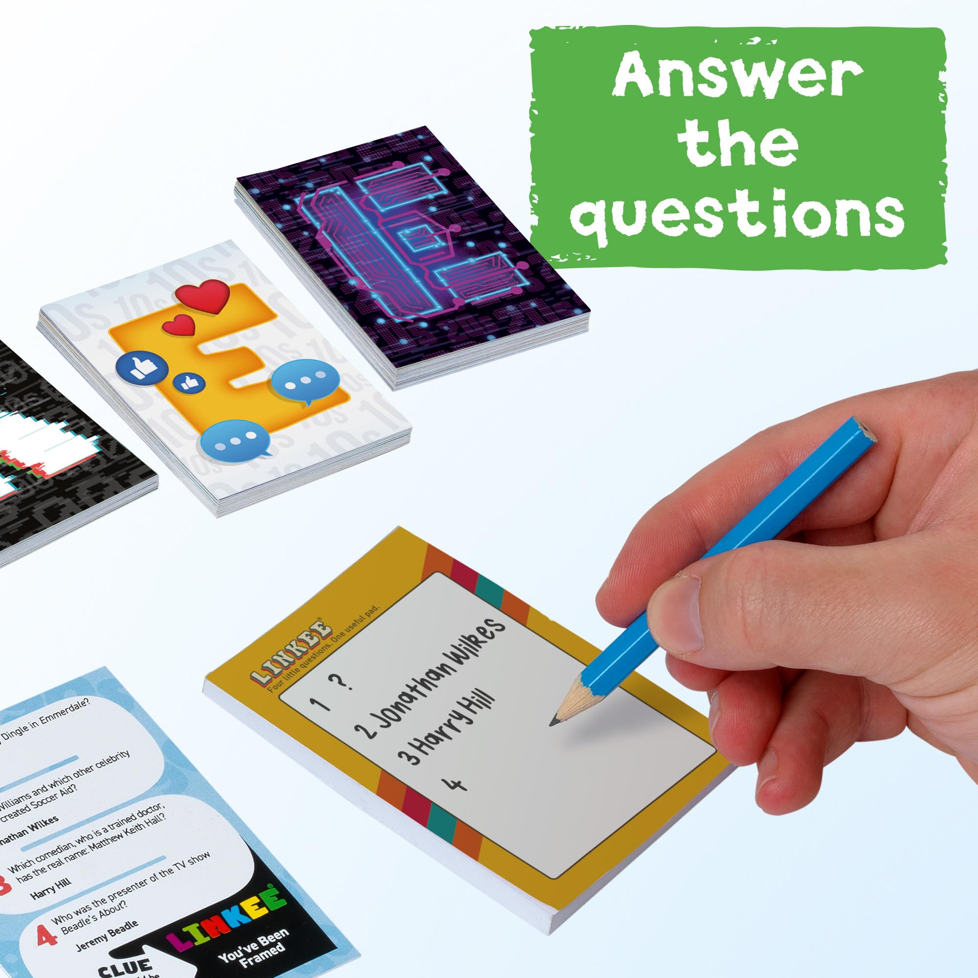 Ideal LINKEE Generations Trivia Party Quiz Game | 1,600+ Questions | Ages 12+ 5