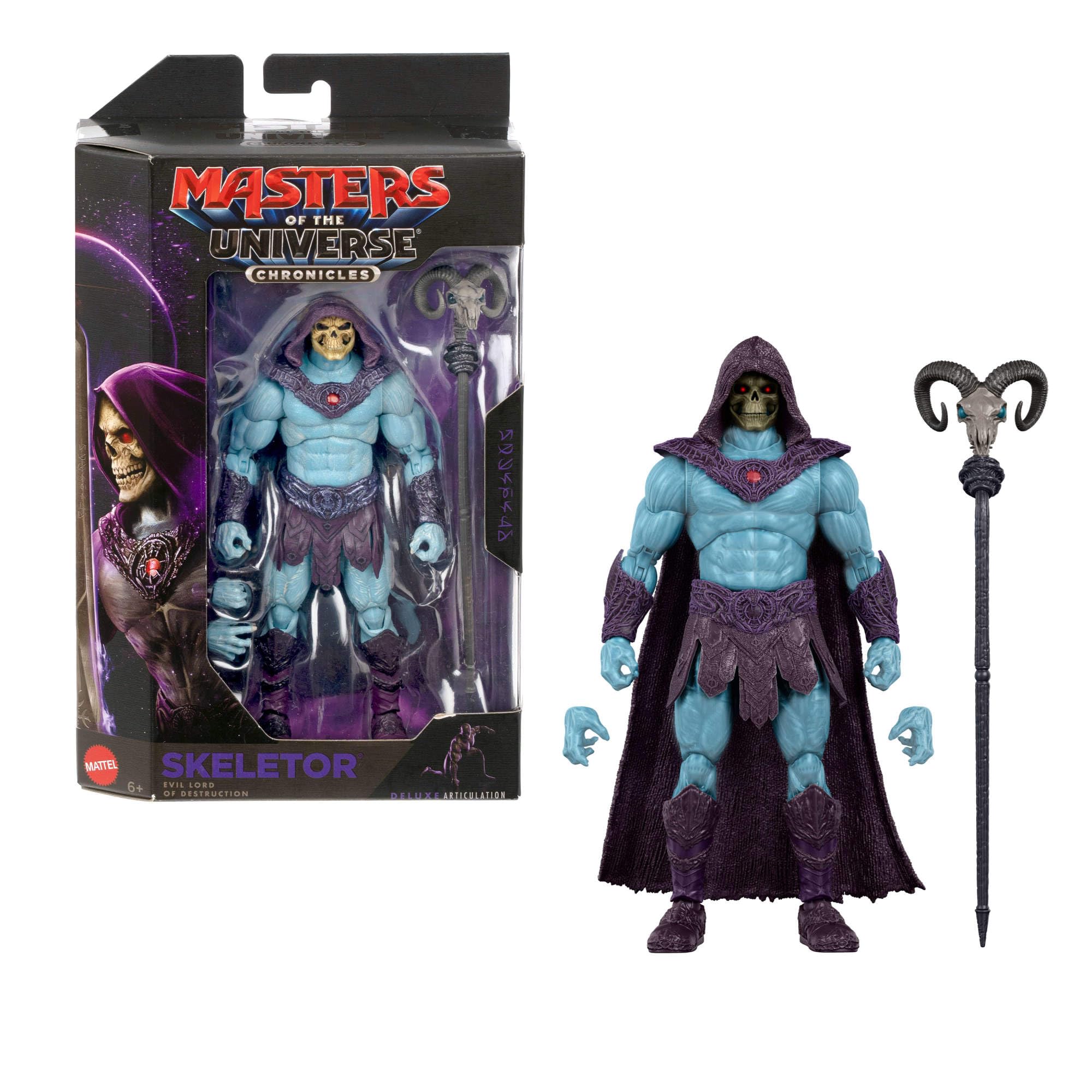 Masters of the Universe Chronicles Skeletor Action Figure - 6.5 Inch Scale | 30 Points of Articulation 1