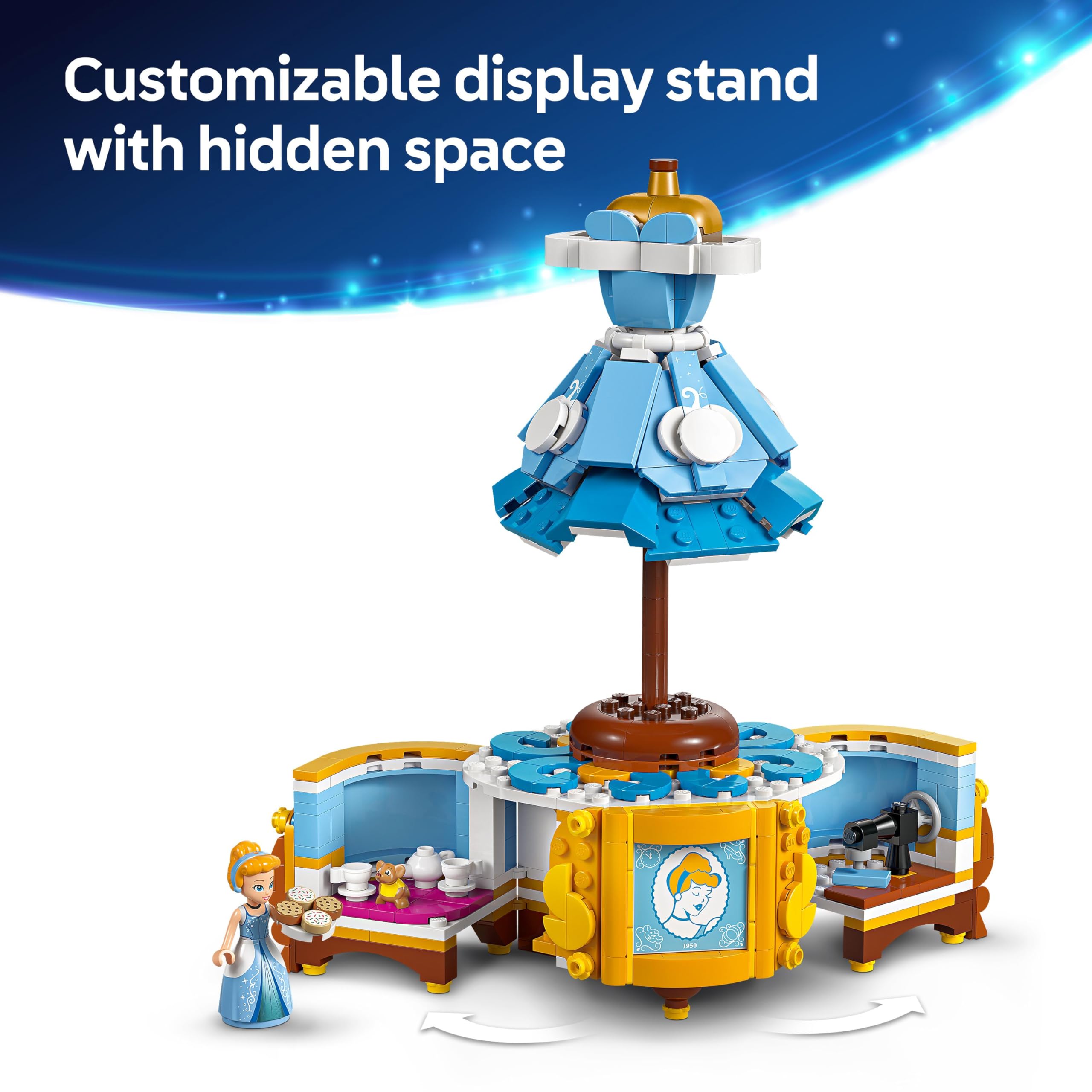 LEGO Disney Princess Cinderella's Dress 43266 Building Set | Ages 9+ | Multicolor 4