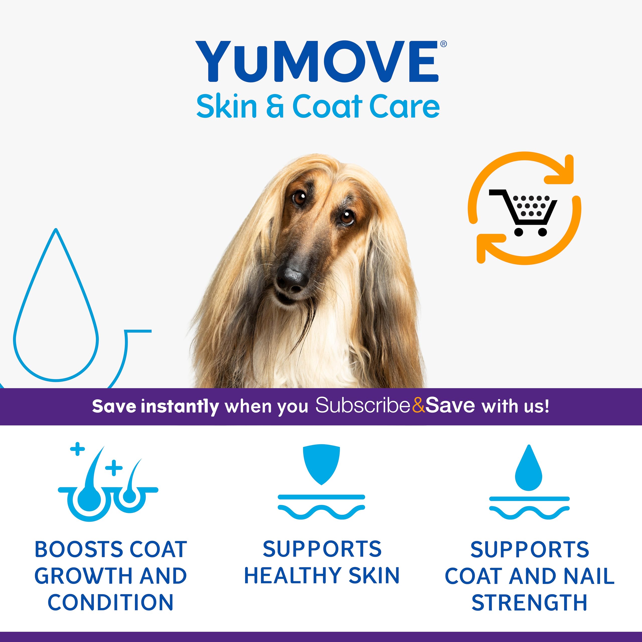YuMOVE Skin & Coat Care Boost Nutritional Powder Supplement for Dogs | Supports Coat Growth & Skin Health | 125g 5