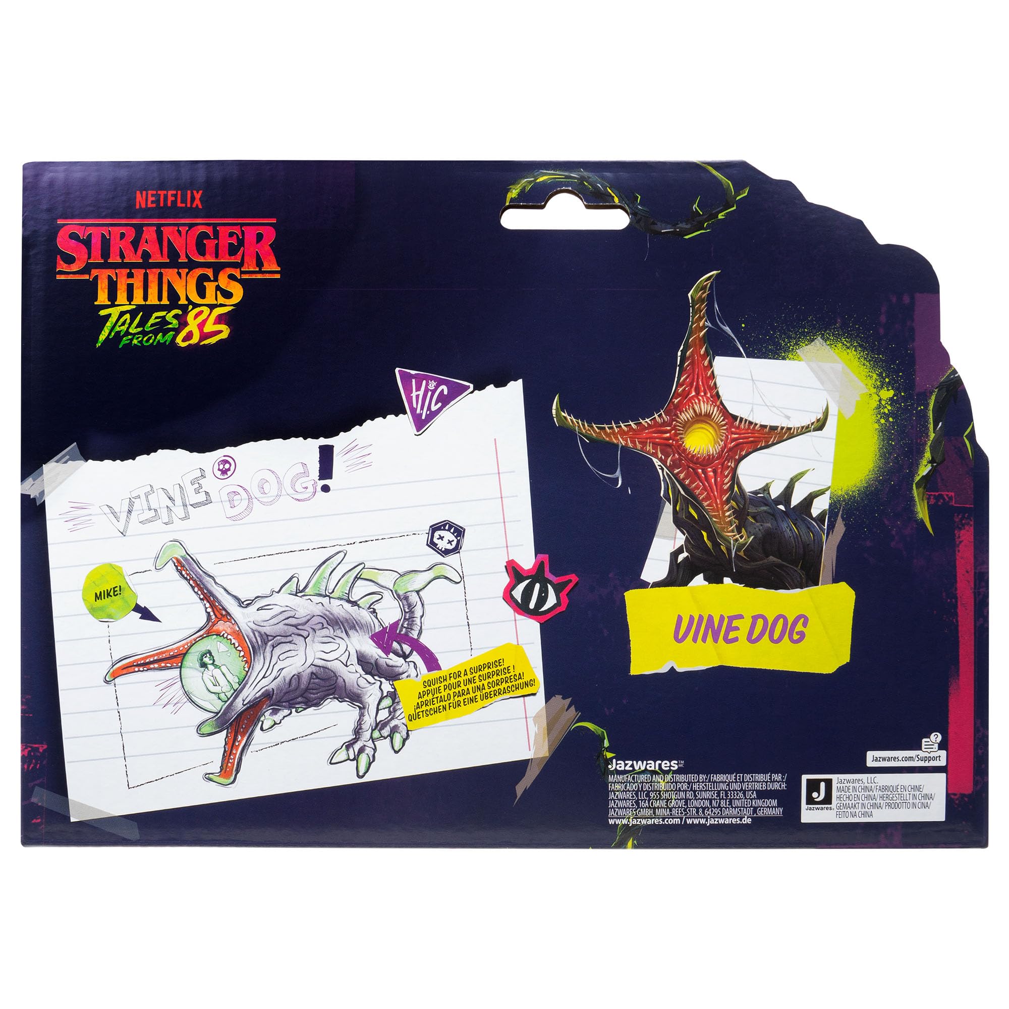 Jazwares Stranger Things Vine Dog Action Figure - 4-Inch, Squishy Body, Ages 8+ 8