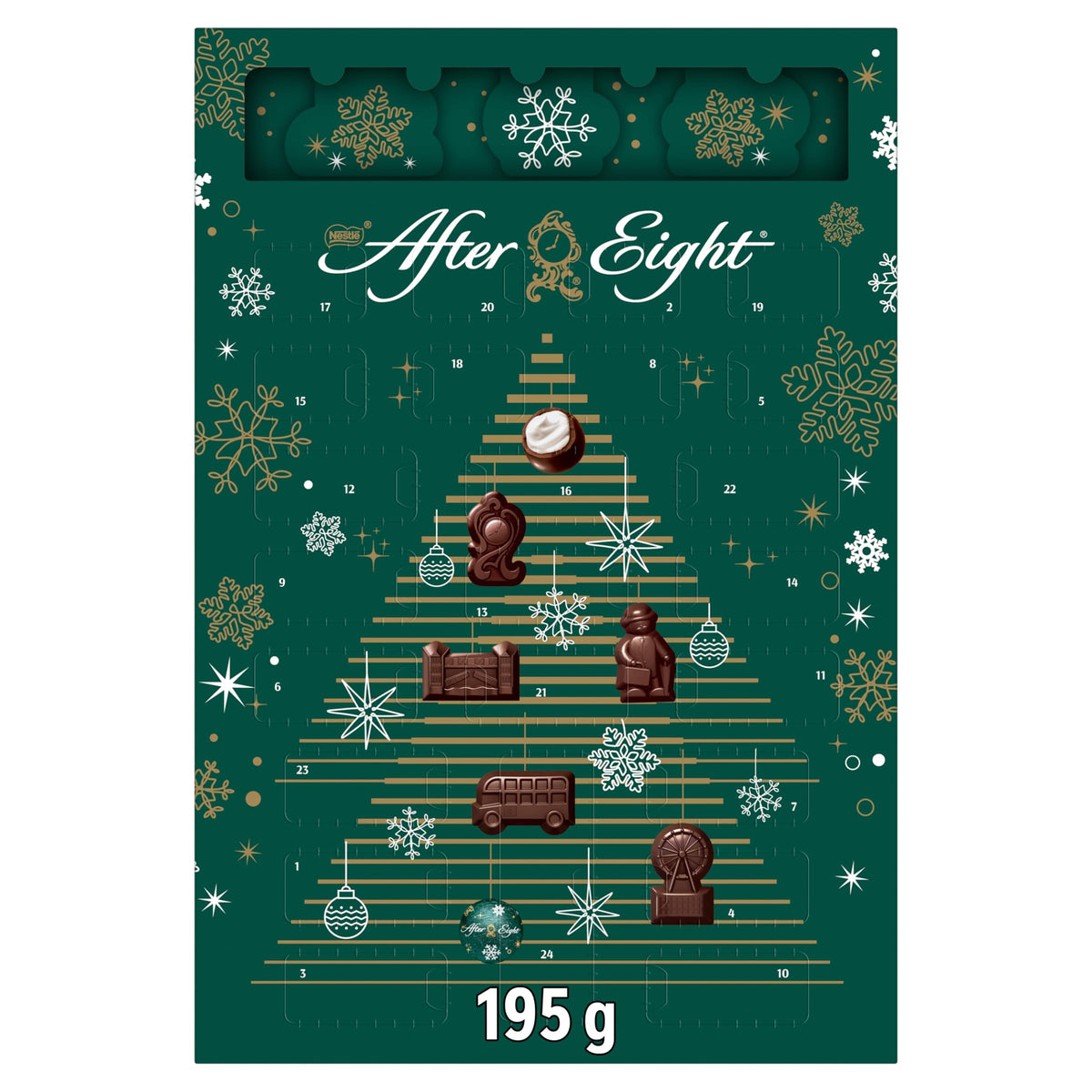 After Eight Advent Calendar - Christmas Chocolate, 25 Pieces
