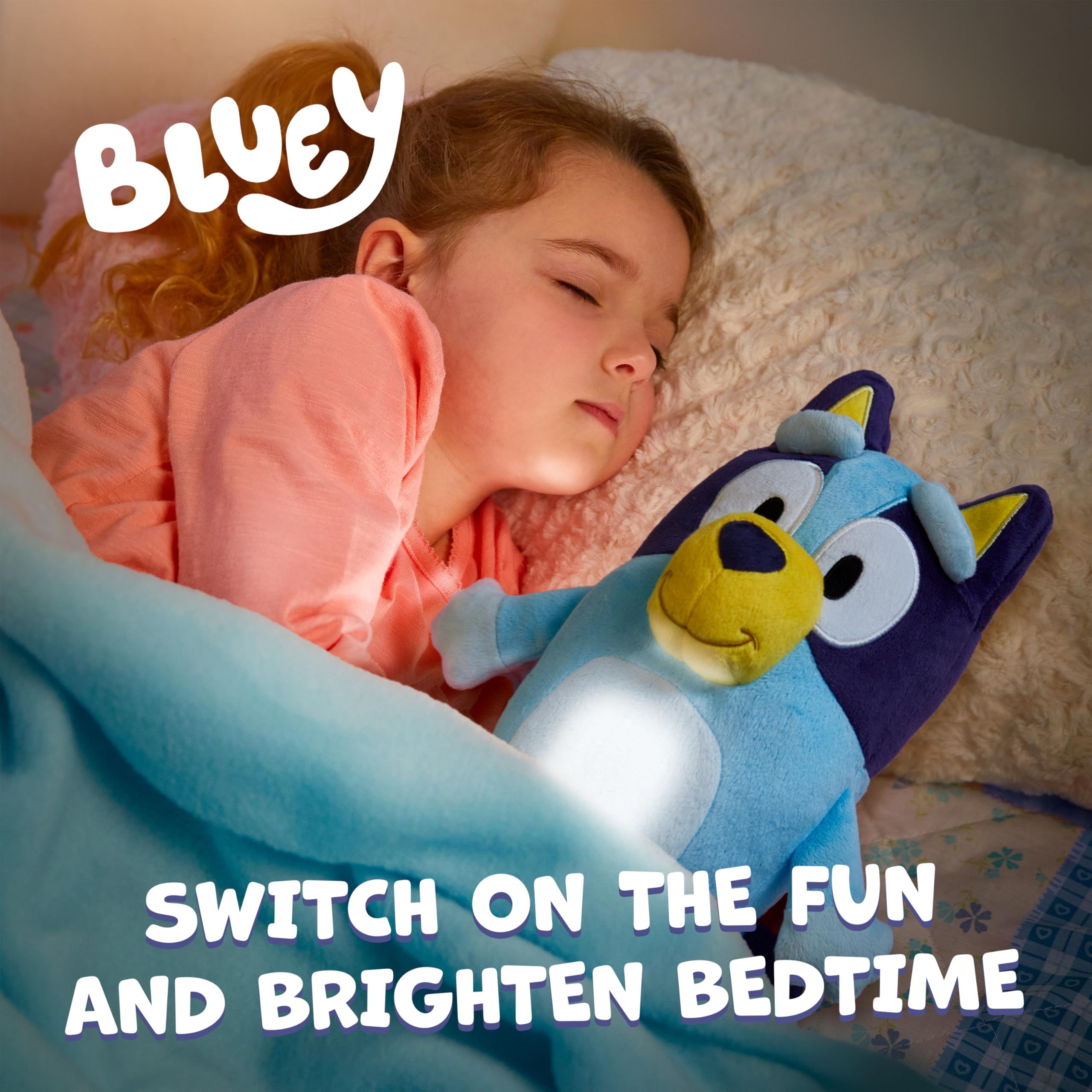 Bluey GoGlow Pal 25 cm Plush Night Light - Comforting Glow for Bedtime 2