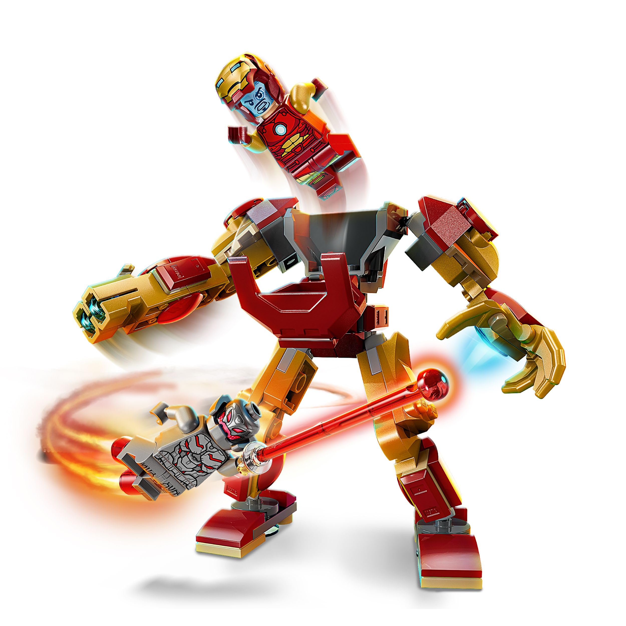 LEGO Marvel Iron Man Mech vs. Ultron – Superhelden-Spielset zum Zusammenbauen für Kinder ab 6 Jahren 12