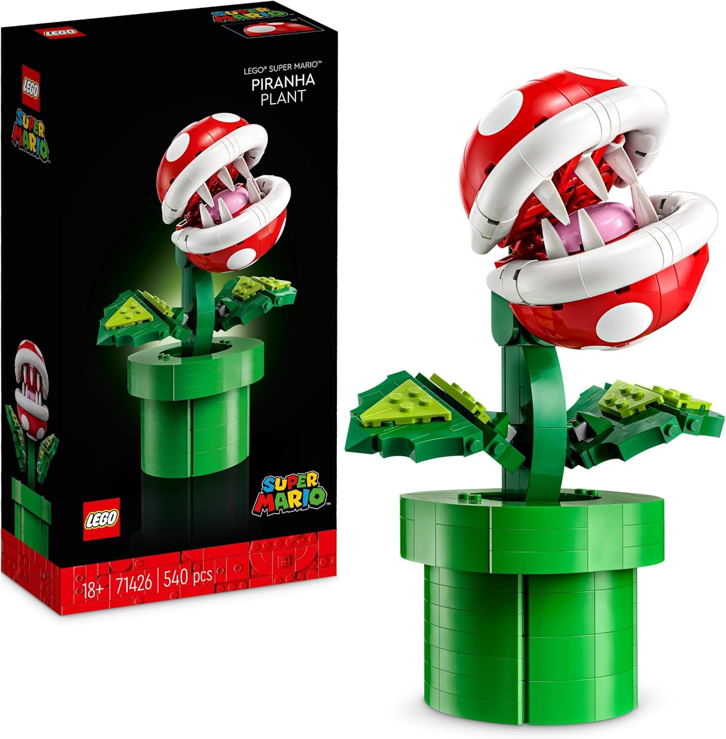 LEGO Super Mario Piranha Plant 71426 - Posable Building Set for Adults 1