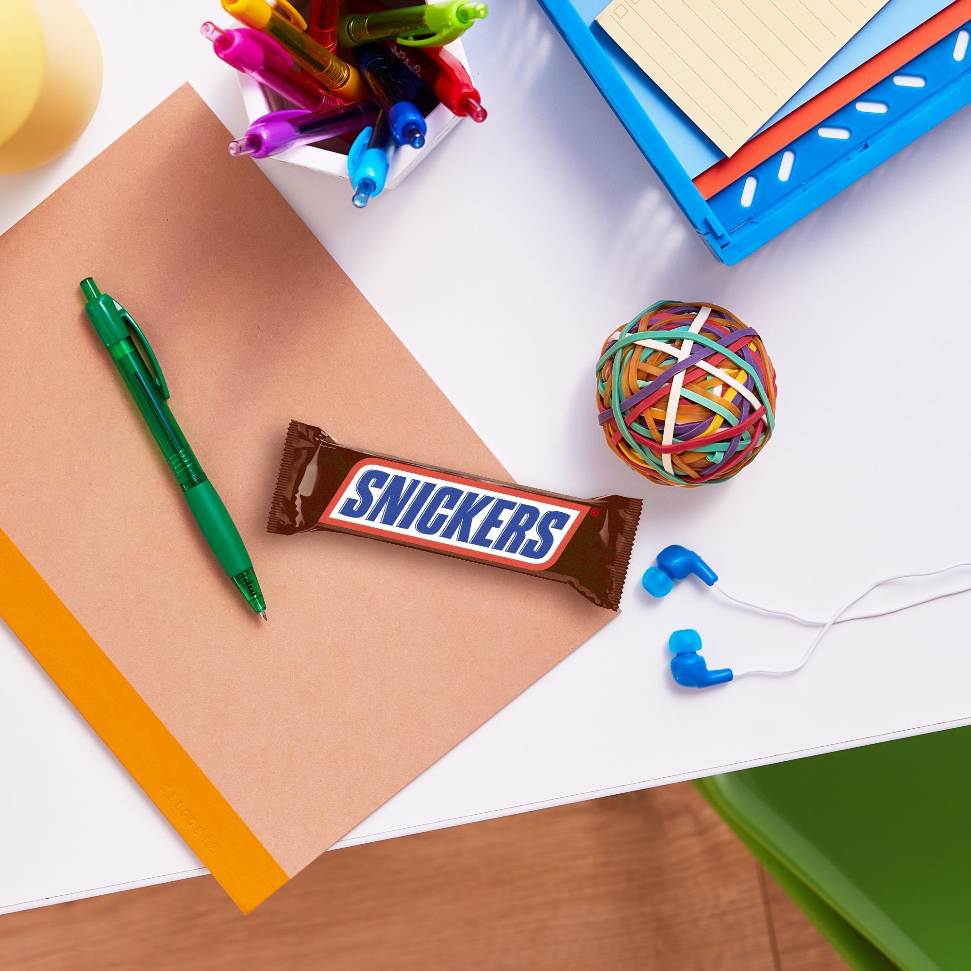 Snickers 9 Bars Pack 9x35.5g - Milk Chocolate with Nougat, Caramel & Roasted Peanuts 9