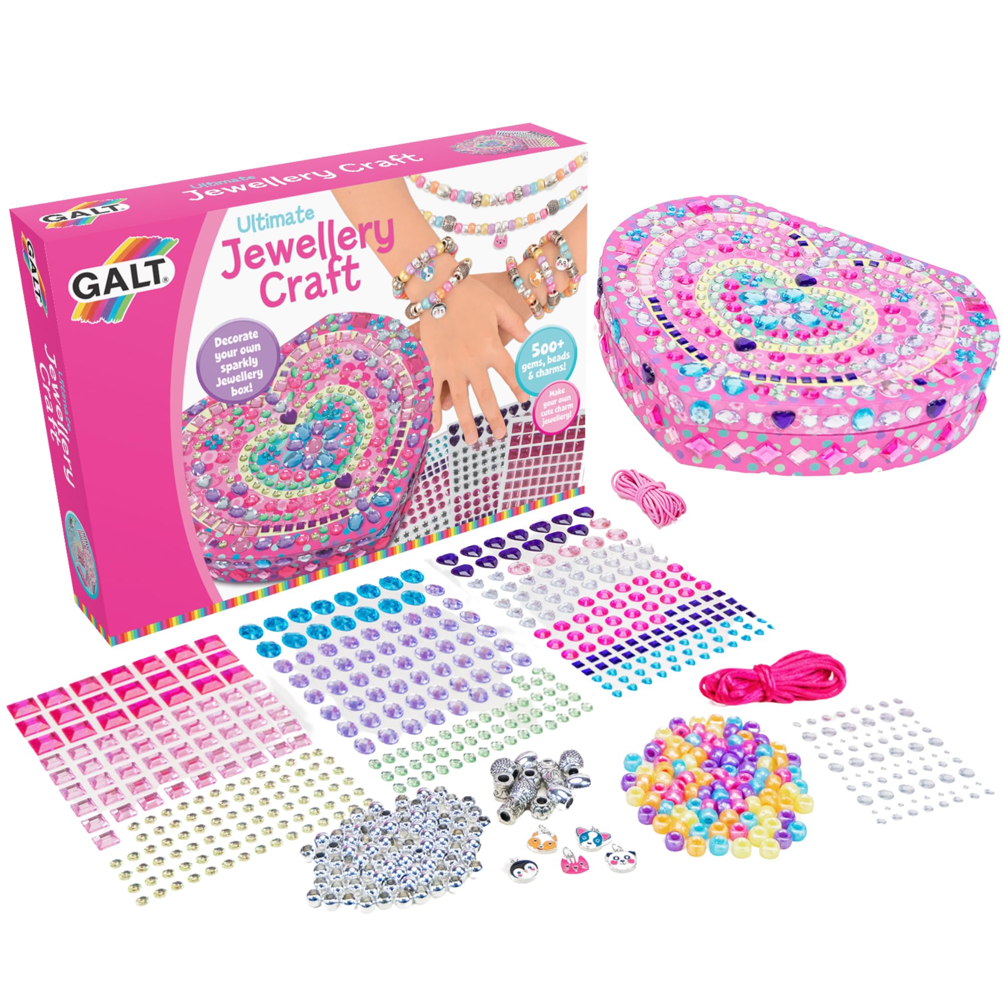 Galt Ultimate Jewellery Craft Kit - 500+ Pieces for Kids 5+ 1