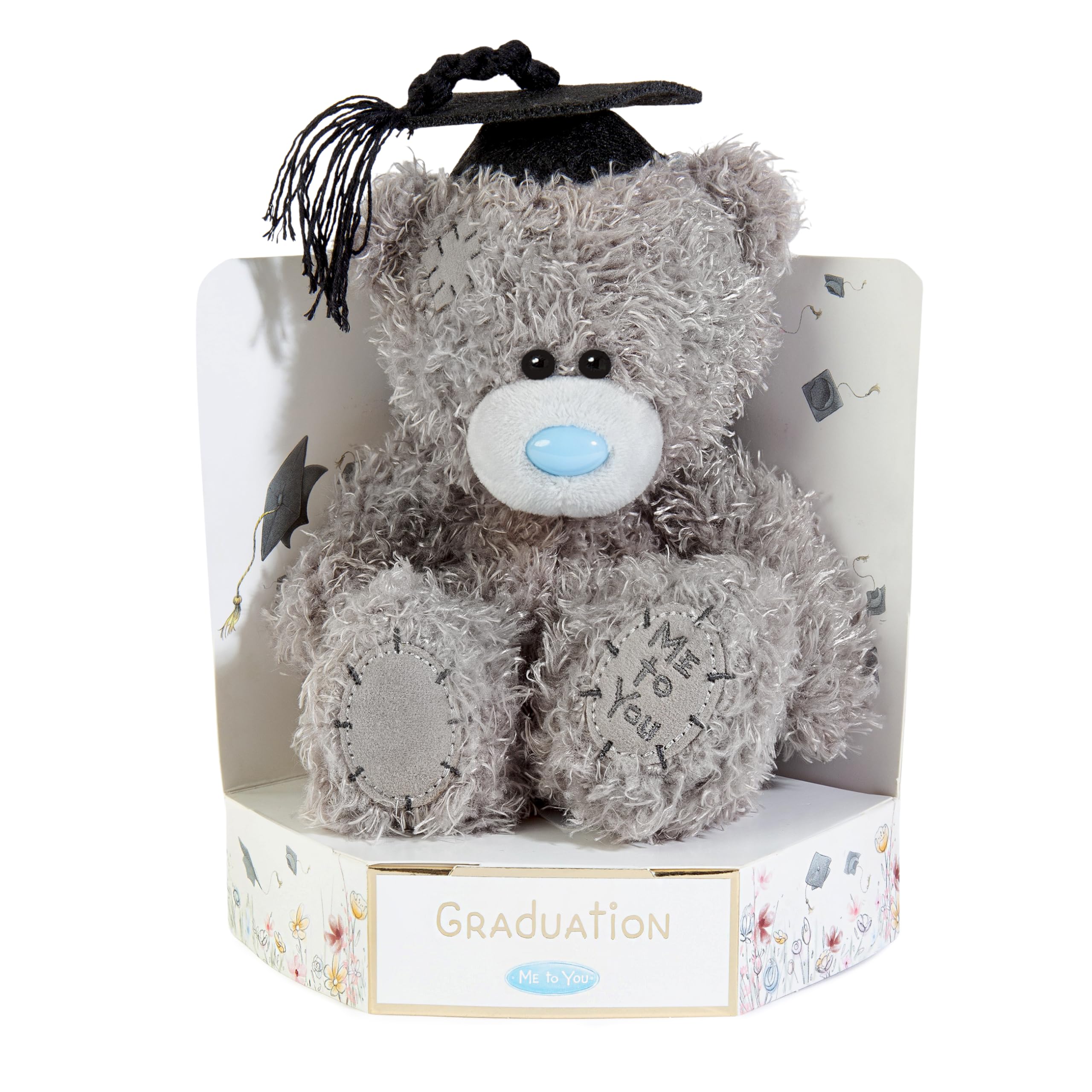 Me To You Bear Tatty Teddy Graduation Plush 15cm High on Luxury Gift Plinth 1