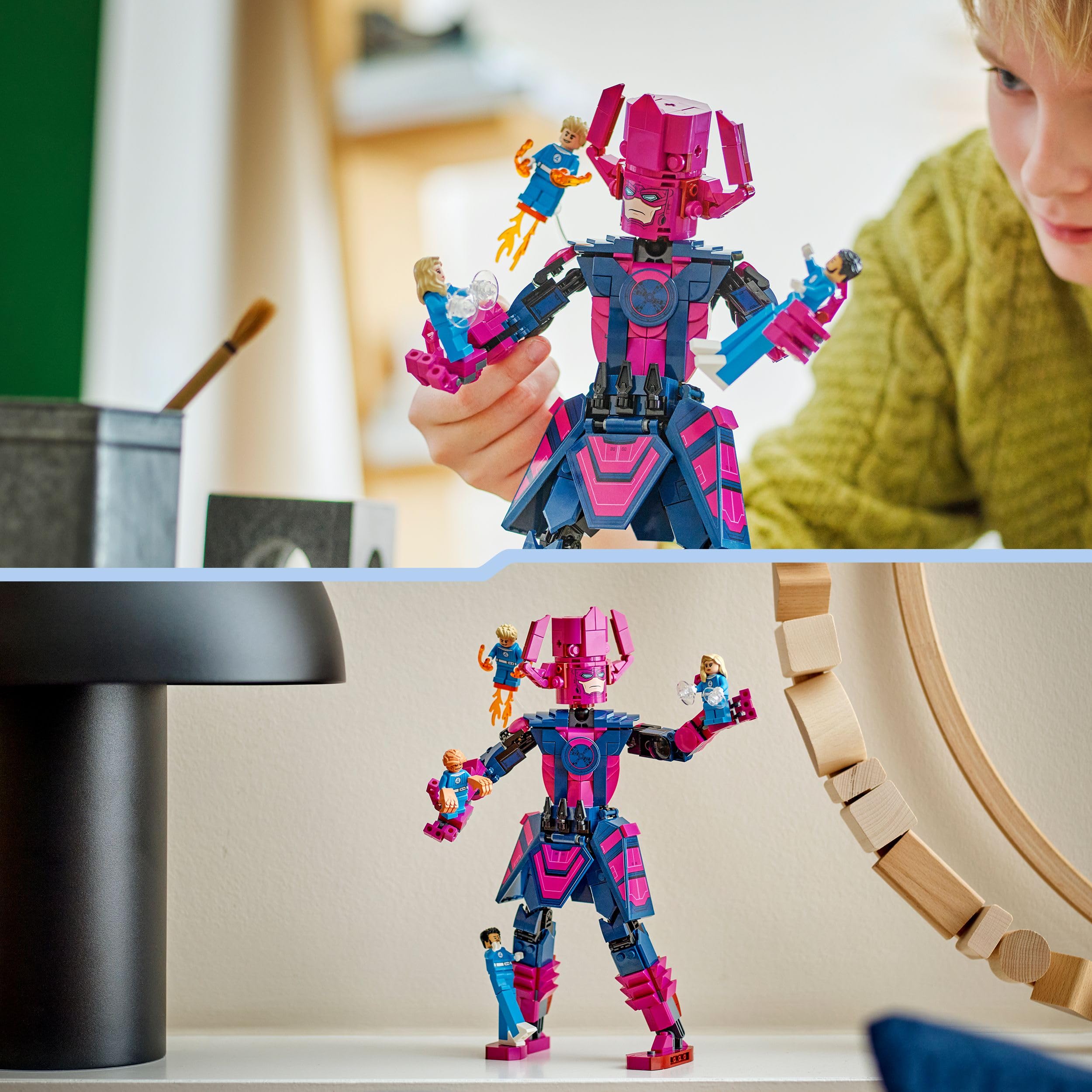 LEGO Marvel Fantastic Four vs. Galactus Construction Figure - Building Toy Set for Ages 9+ 3