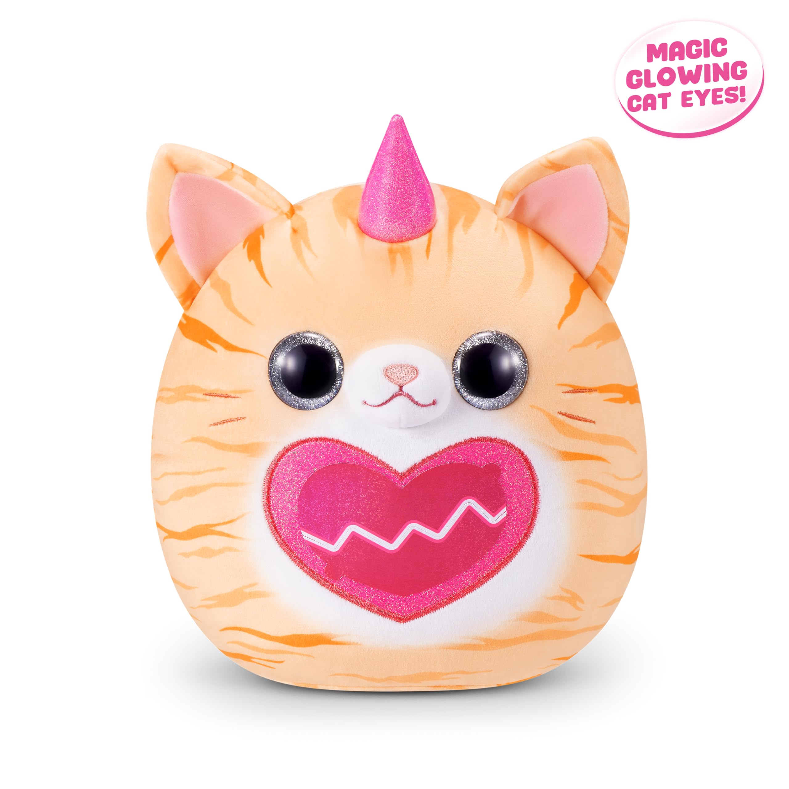 Rainbocorns Kitty Mania Orange Cat (POUNCEKIN) - Plush Hug-to-Hatch Collectible with 40+ Surprises, Ages 3+ 13