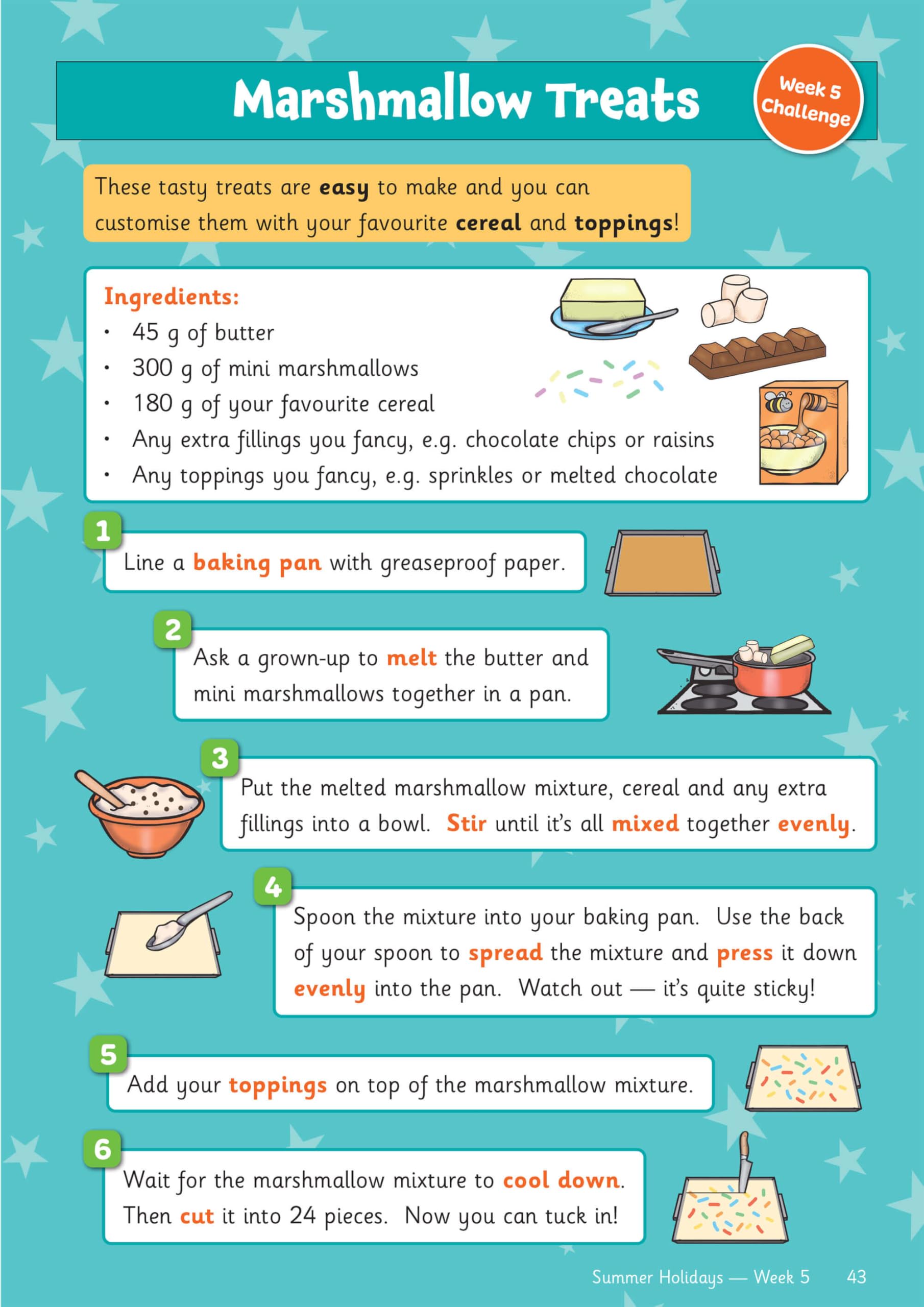 CGP Summer Holidays Activity Workbook - Year 2 to Year 3 Transition | Paperback | English 6