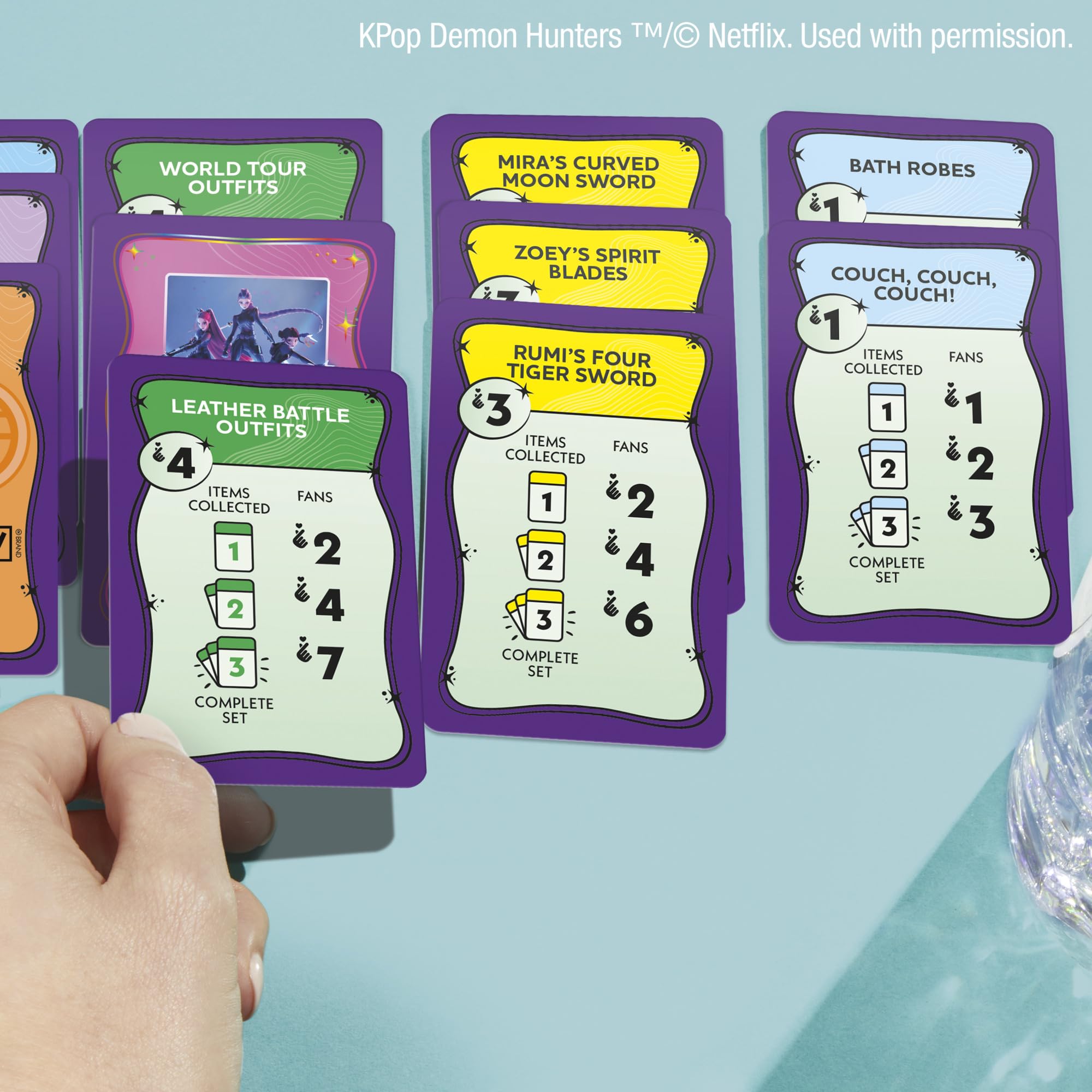 Hasbro Gaming Monopoly Deal: KPop Demon Hunters Card Game 6