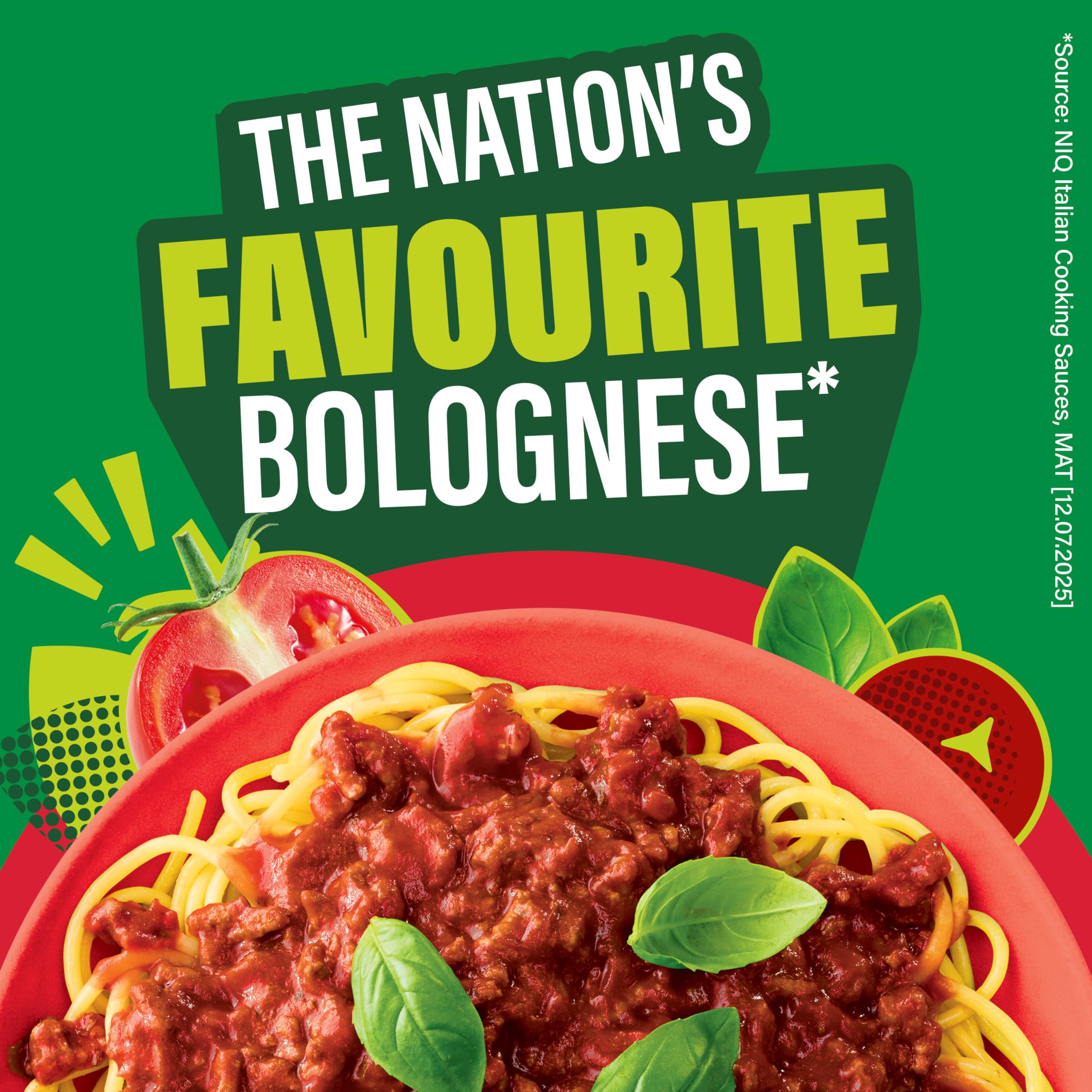 Dolmio Bolognese Smooth Tomato Pasta Sauce - Family Size 675g | 1 of 5 a Day