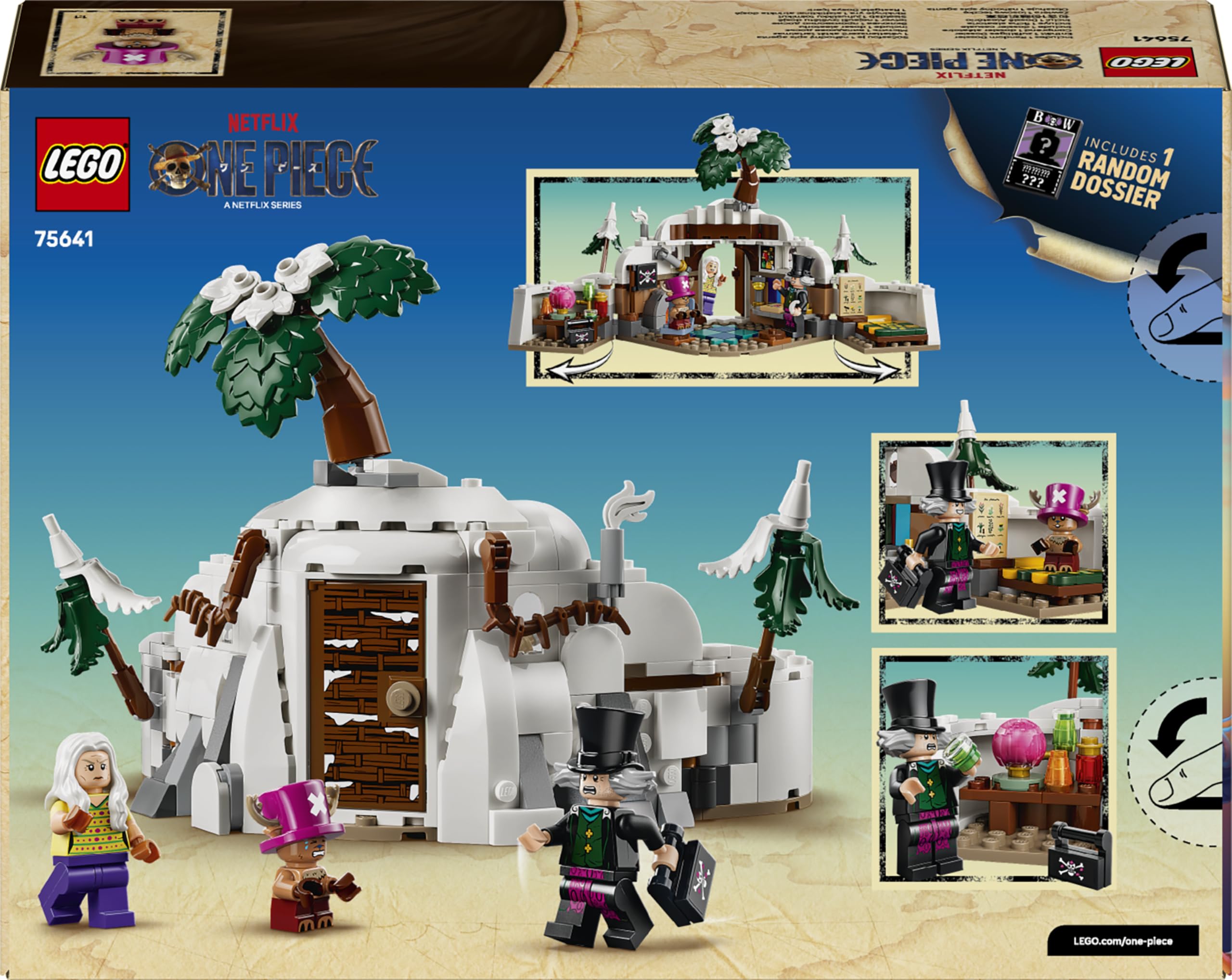LEGO ONE PIECE Dr. Hiriluk's Hideout Building Set | 3 Minifigures | Ages 9+ 6