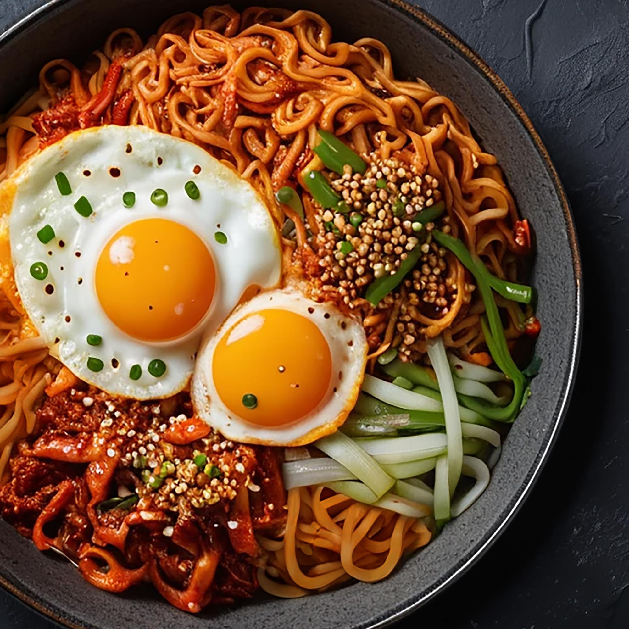 Ko-Lee 2X Spicy Korean Instant Noodles - Halal Certified | 70g Pack of 24 2
