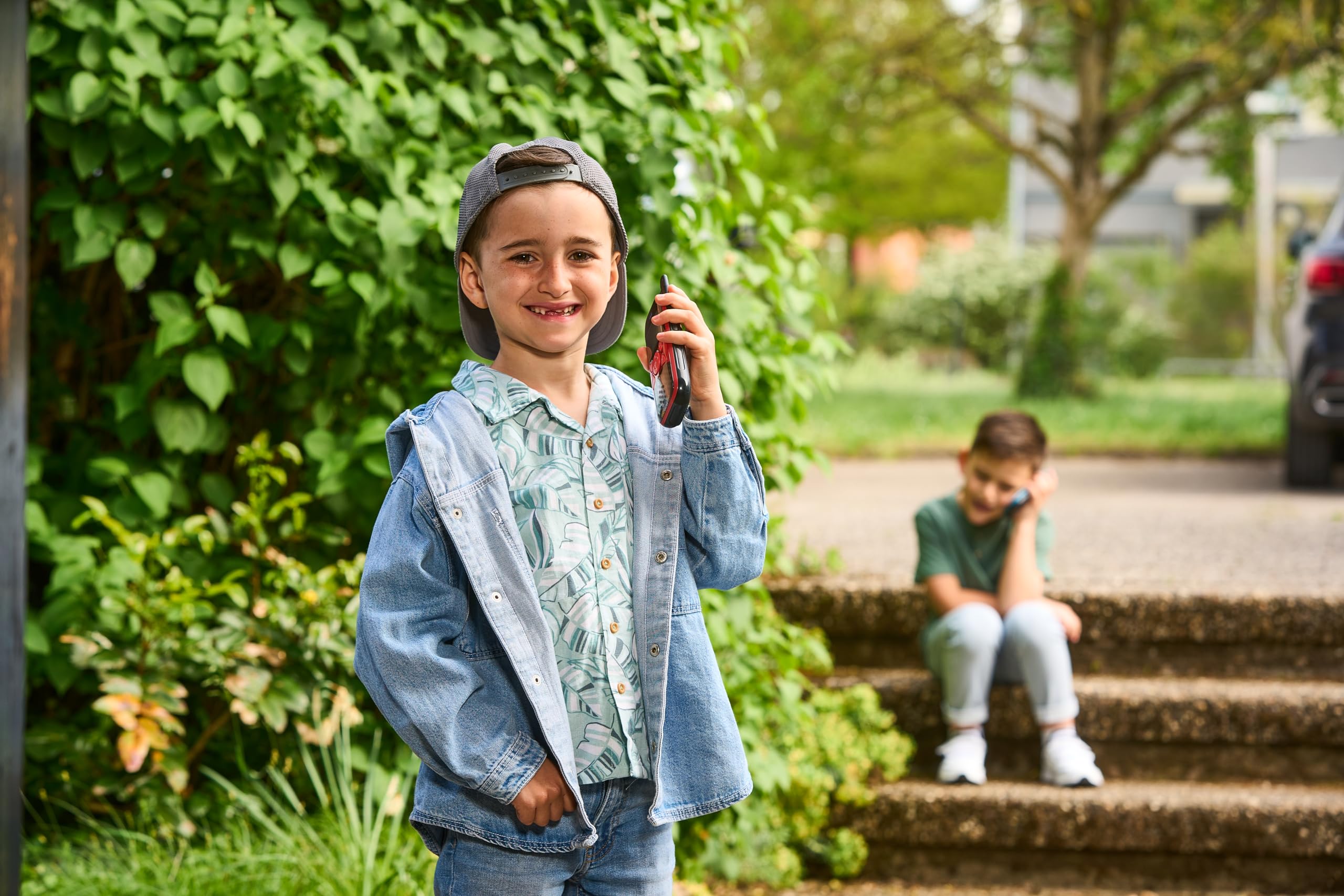 VTech KidiGear Explorer Walkie Talkies - 200M Range, Digital Security | Blue/Red 4