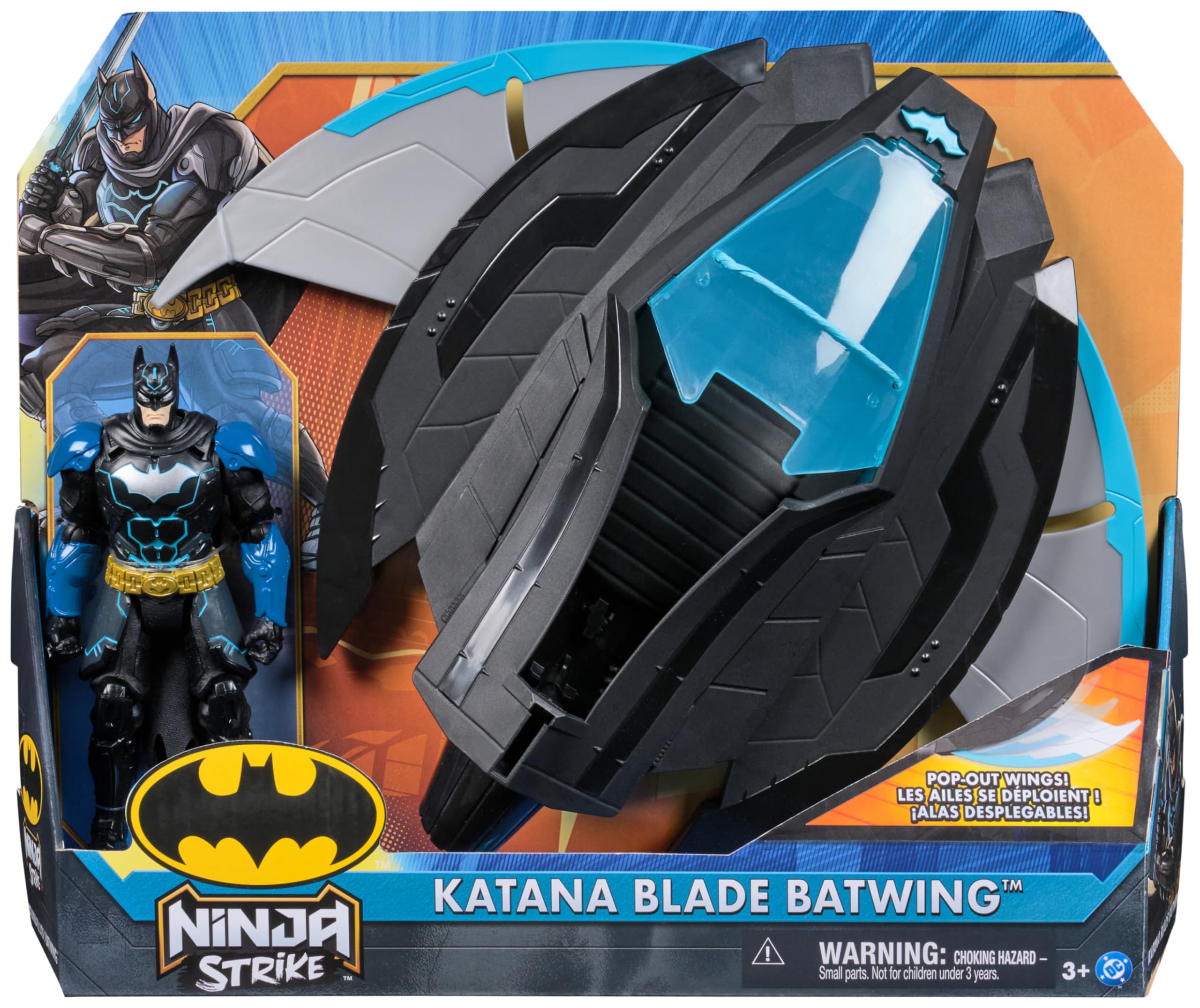 Spin Master DC Comics Batman Ninja Strike Katana Blade Batwing with 15cm Figure 2