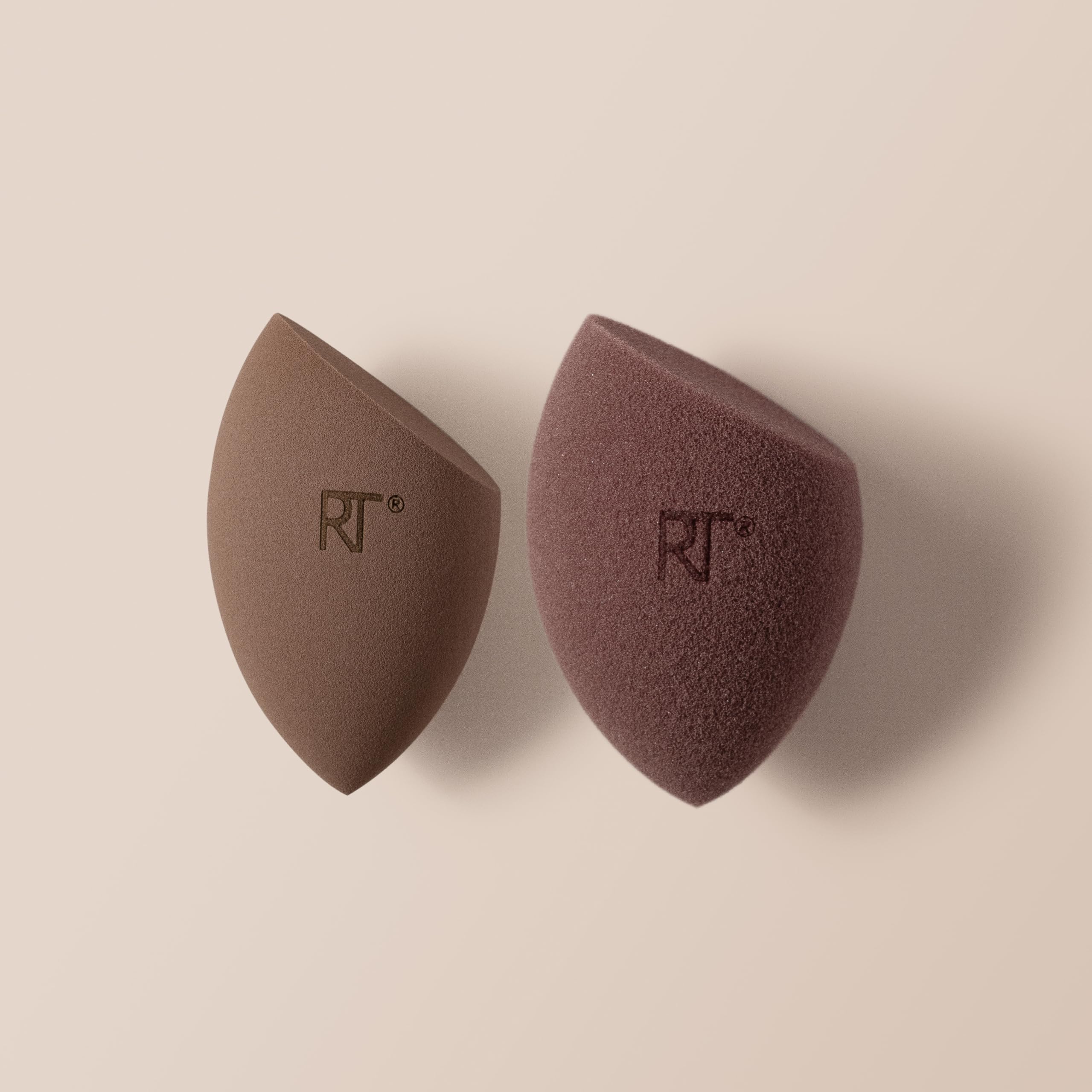 REAL TECHNIQUES New Nudes 2.0 Bare Finish Sponge Duo - Latex-Free Foam | Multicolor 3