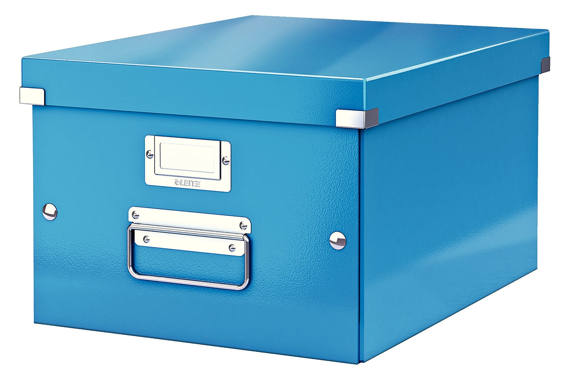 Leitz Click and Store A4 Storage Box - Medium Size | 16L Capacity | Blue