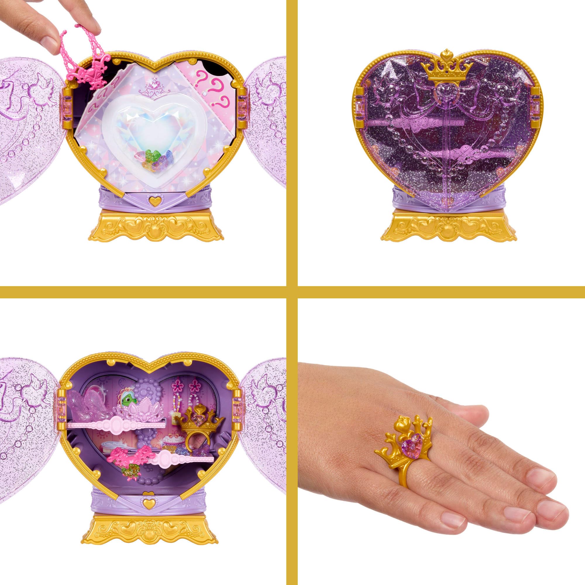 Mattel Disney Princess Rapunzel Jewel Reveal Fashion Doll with 8 Surprises | Multicolor | Ages 3+ 4