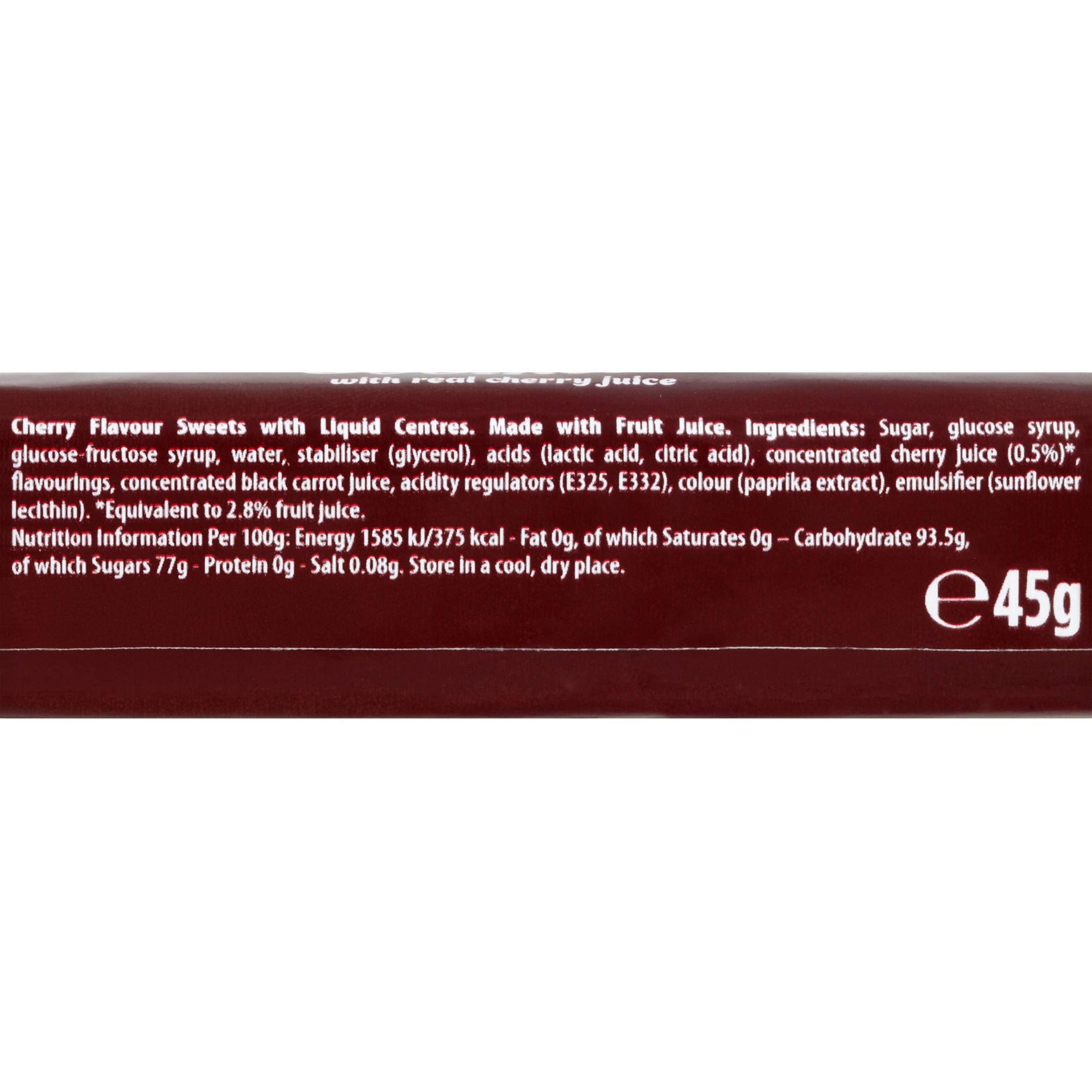 HALLS Soothers Real Cherry Juice Sweets - Liquid Centre, Vegetarian | 45g 3