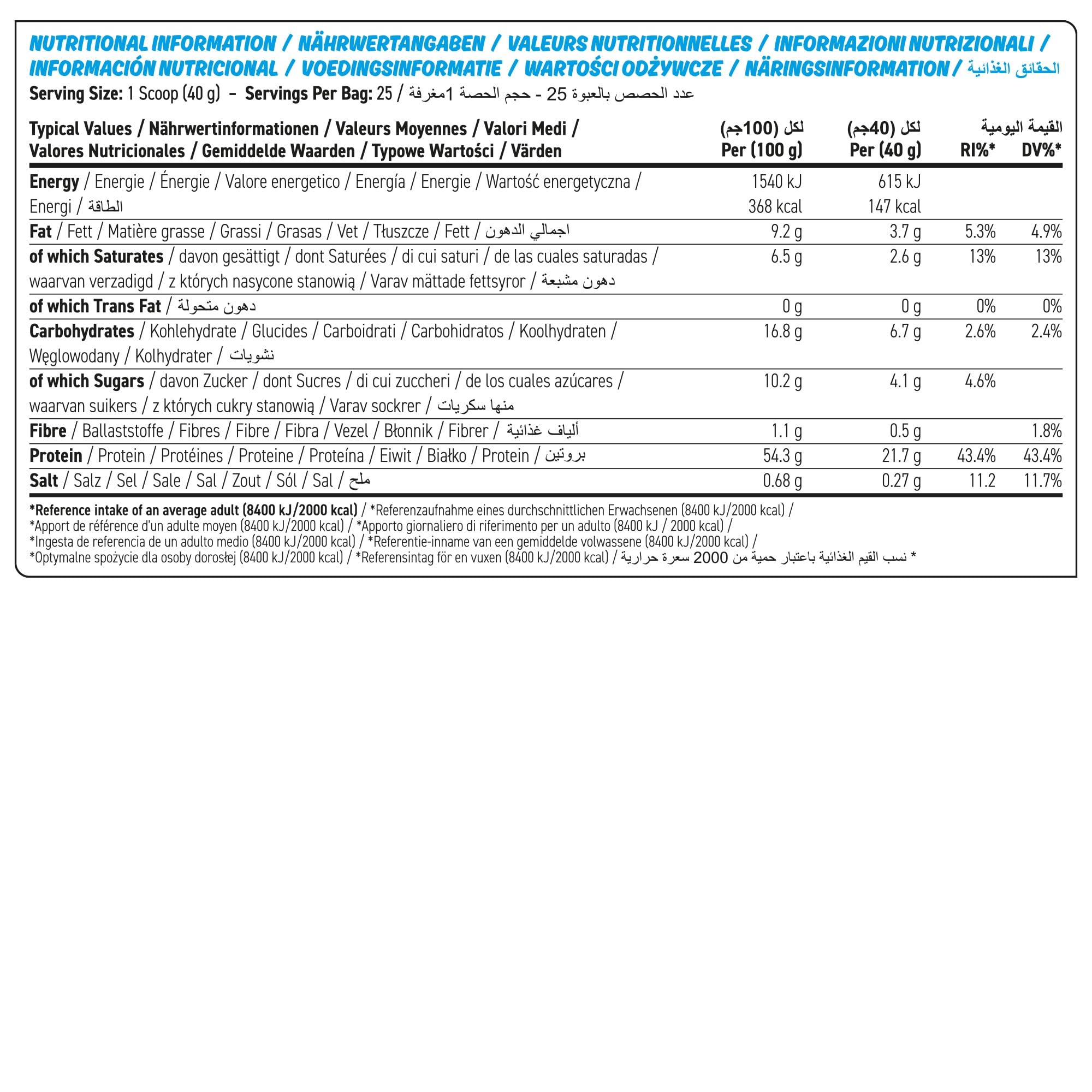 Applied Nutrition Protein Cookie Dough - High Protein Snack, 22g+ Protein, 1kg Pouch 6