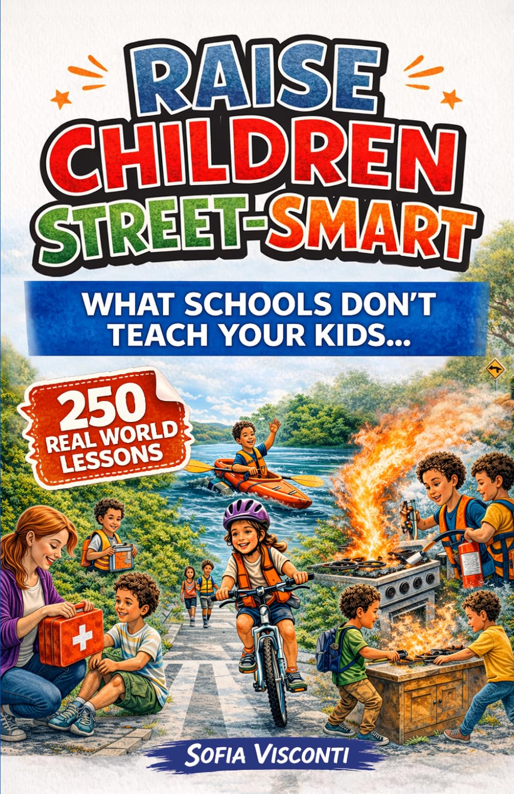 Sofia Visconti - Raise Children Street-Smart: What Schools Don't Teach Your Kids | 250 Lessons | Paperback