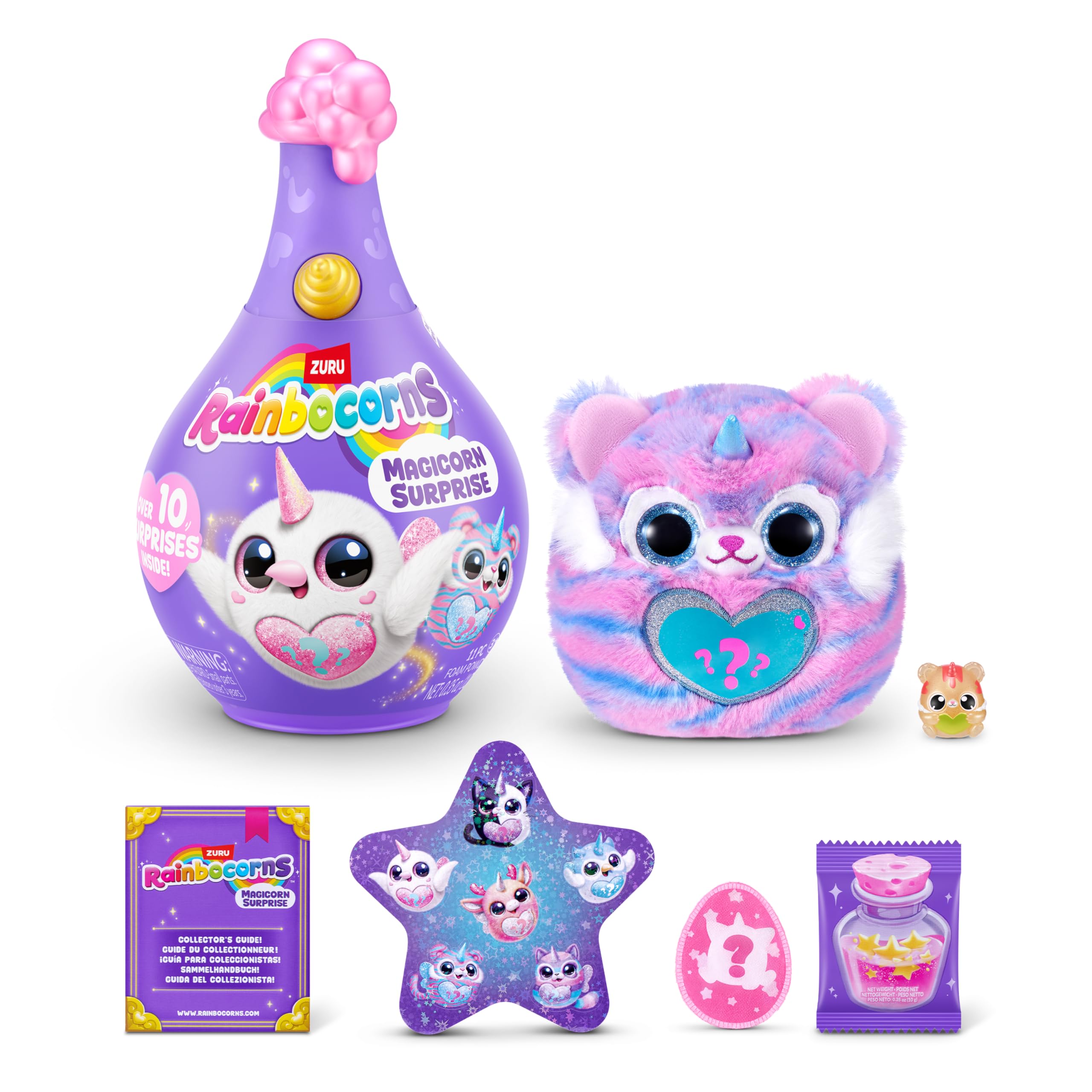 Rainbocorns Magicorn Series 1 Tiger - Magical Plush Surprise Toy | Ages 3+