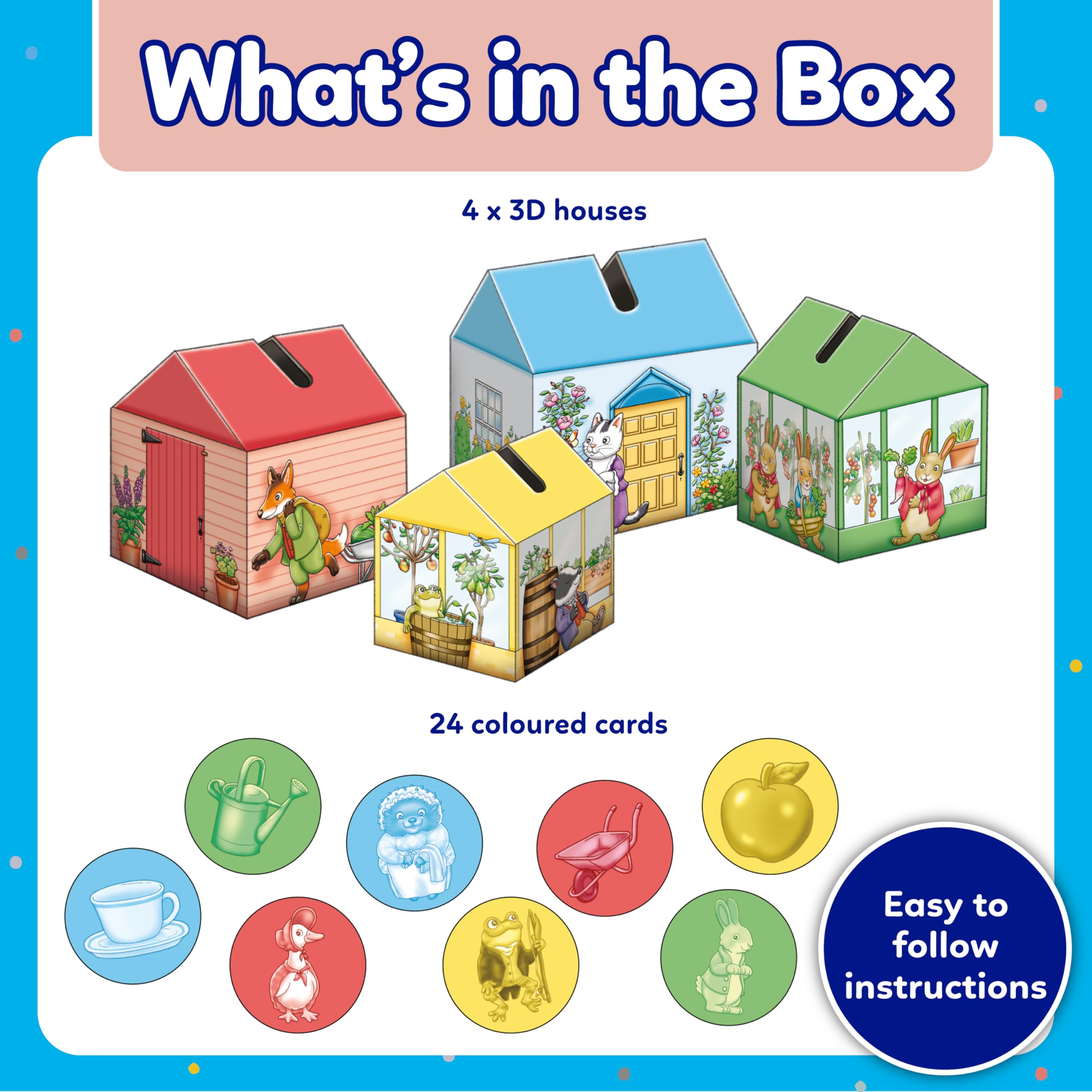 Orchard Toys Peter Rabbit™ Posting Game | Matching & Colour Game for Ages 2+ 2