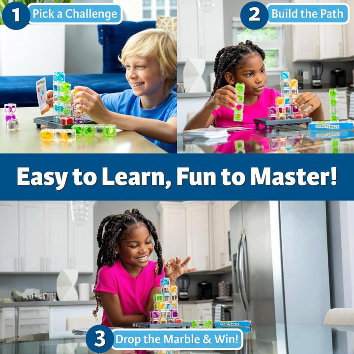 ThinkFun Gravity Maze - Falling Marble Logic Game and STEM Toy for Ages 8+