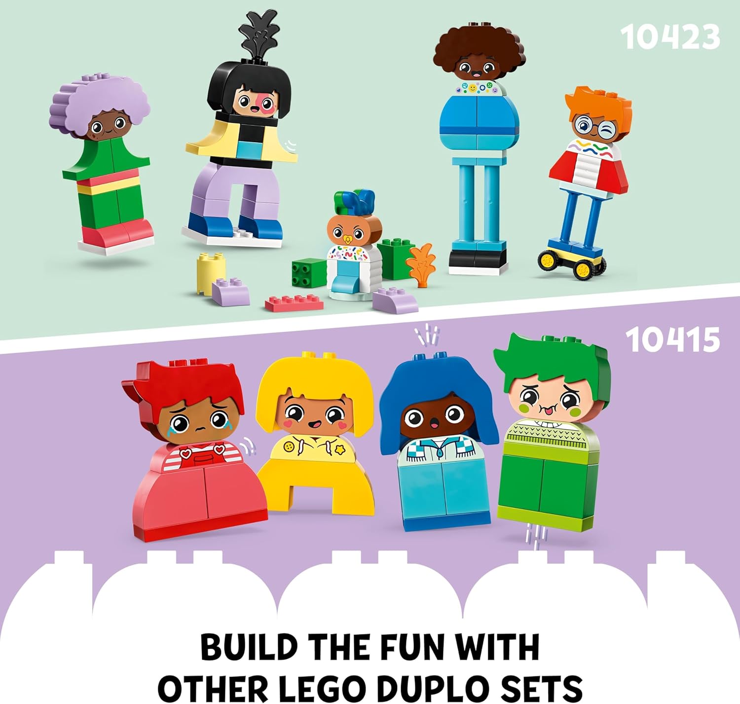 LEGO DUPLO My First Big Feelings & Emotions - Educational Building Set for Toddlers 18 Months+ 5
