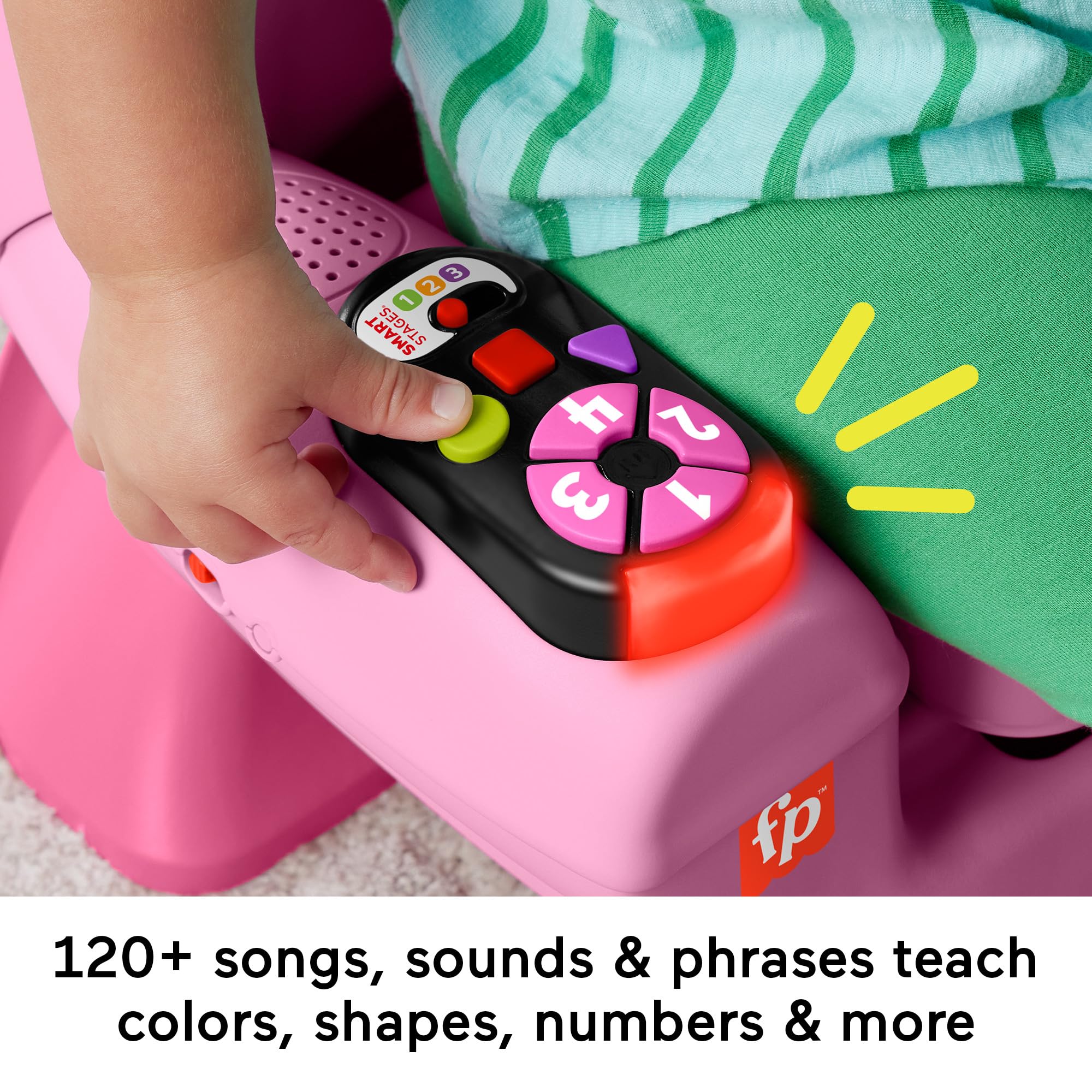 Fisher-Price Laugh & Learn Smart Stages Chair - Interactive Learning Toy for Toddlers 1 Year+ 4