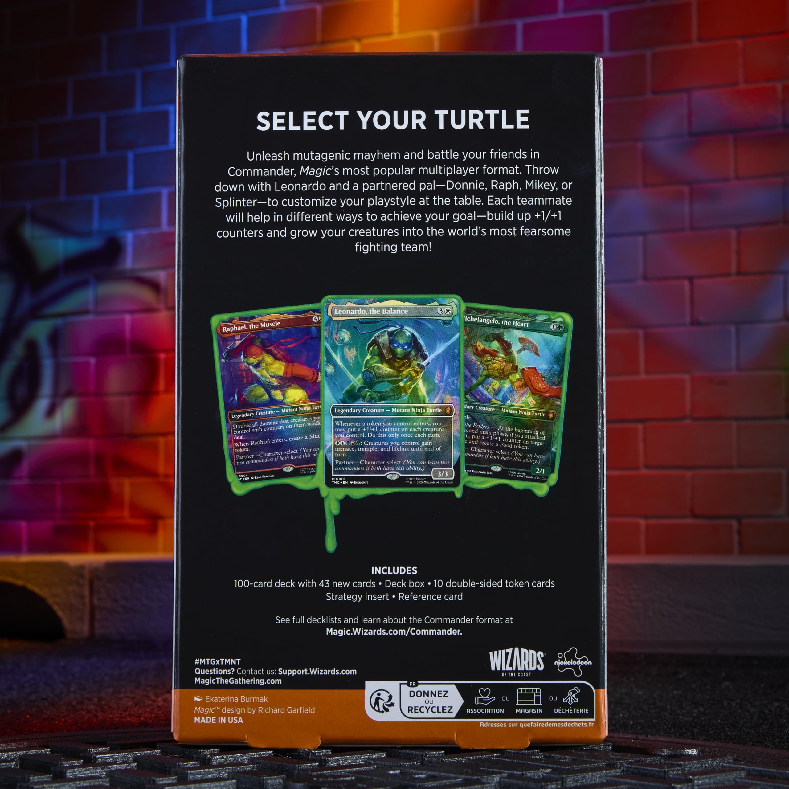 Magic: The Gathering Teenage Mutant Ninja Turtles Commander Deck - Turtle Power | 100 Cards 7