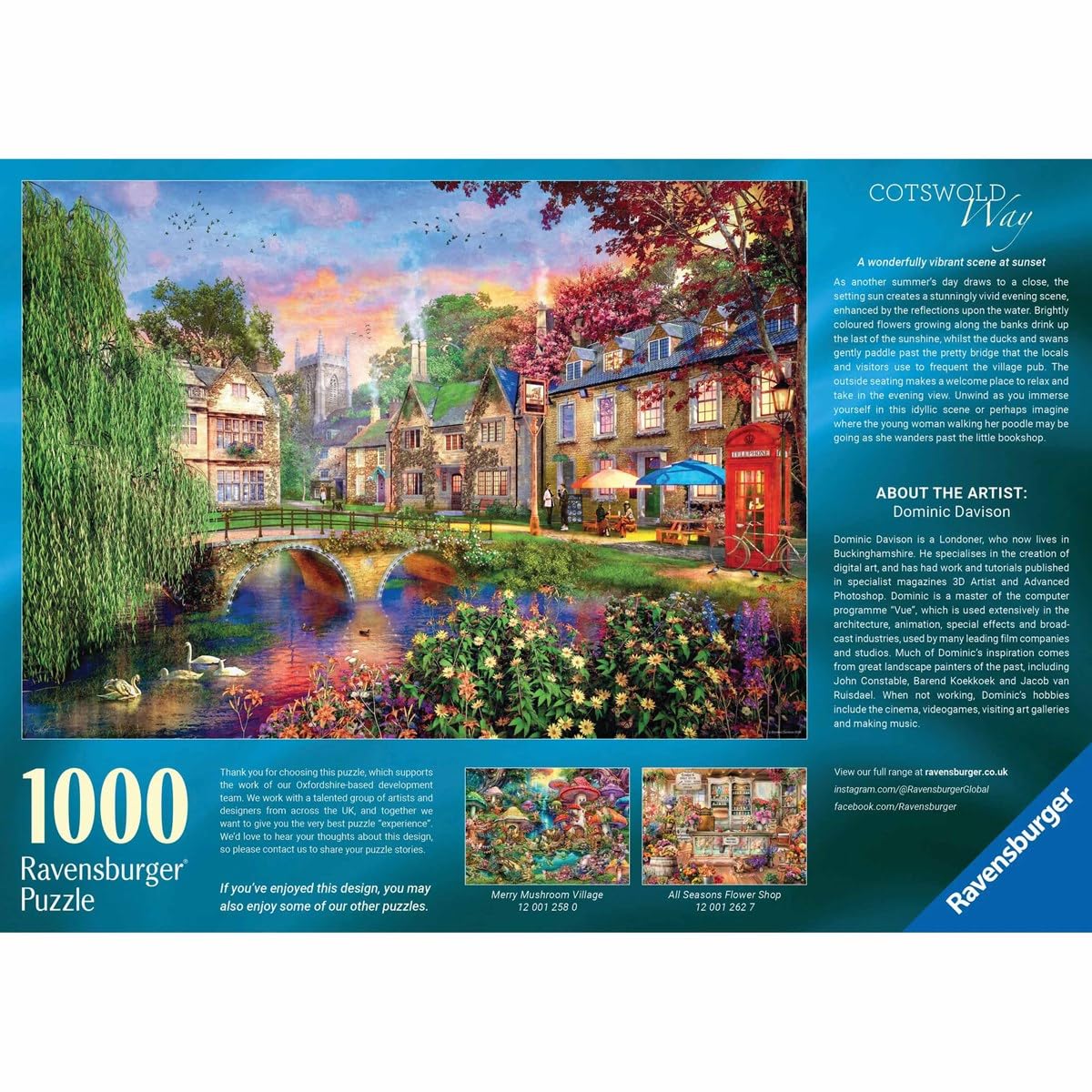 Ravensburger Cotswold Way 1000 Piece Jigsaw Puzzle - Premium Quality Puzzle for Adults and Kids 12 Years Up 5