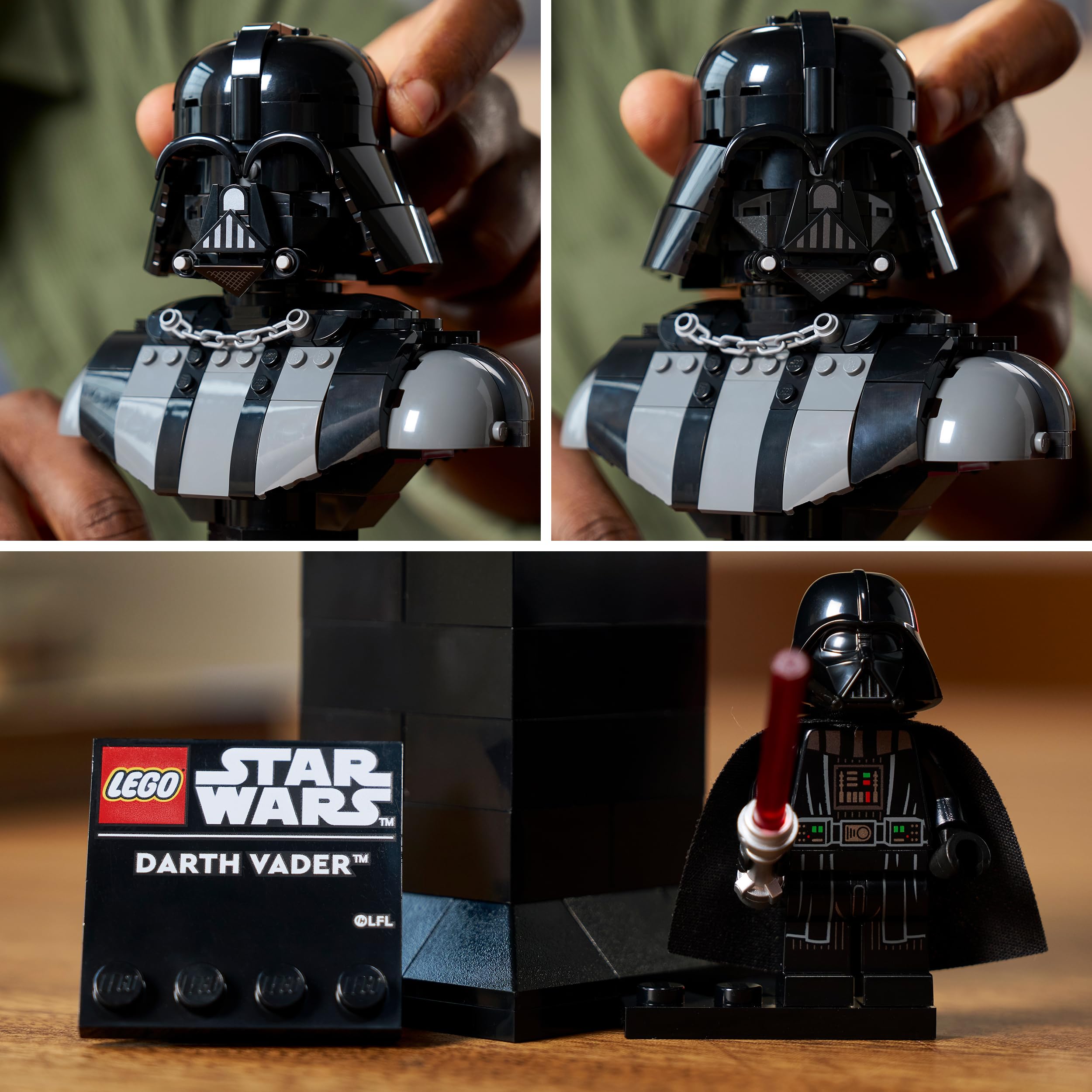 LEGO Star Wars 75439 Darth Vader Bust Display Model Kit for Adults | 18+ 6