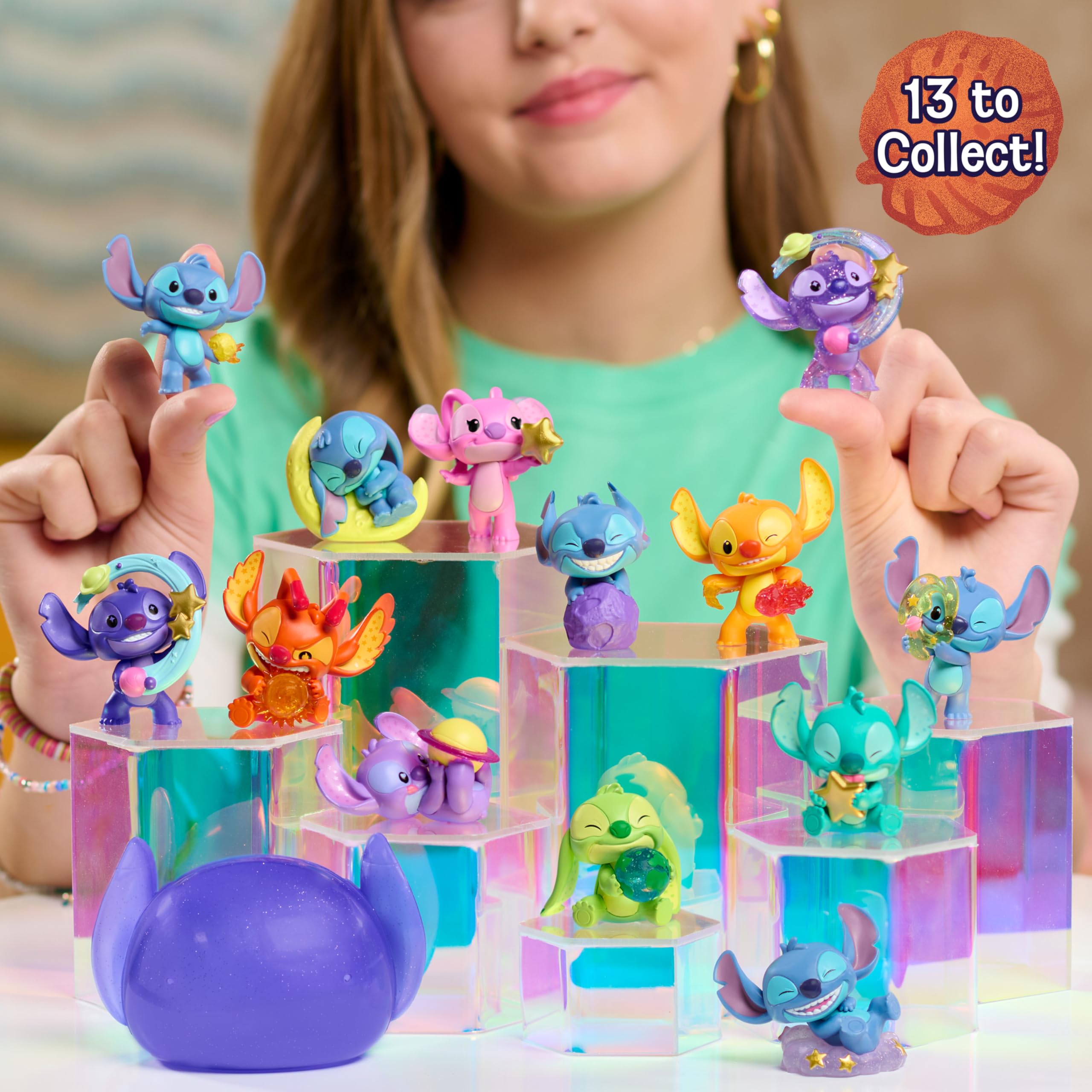 Just Play Disney Stitch Outta This World Collectible Mini Figure Capsule | 2-Inch Figures | Ages 3+