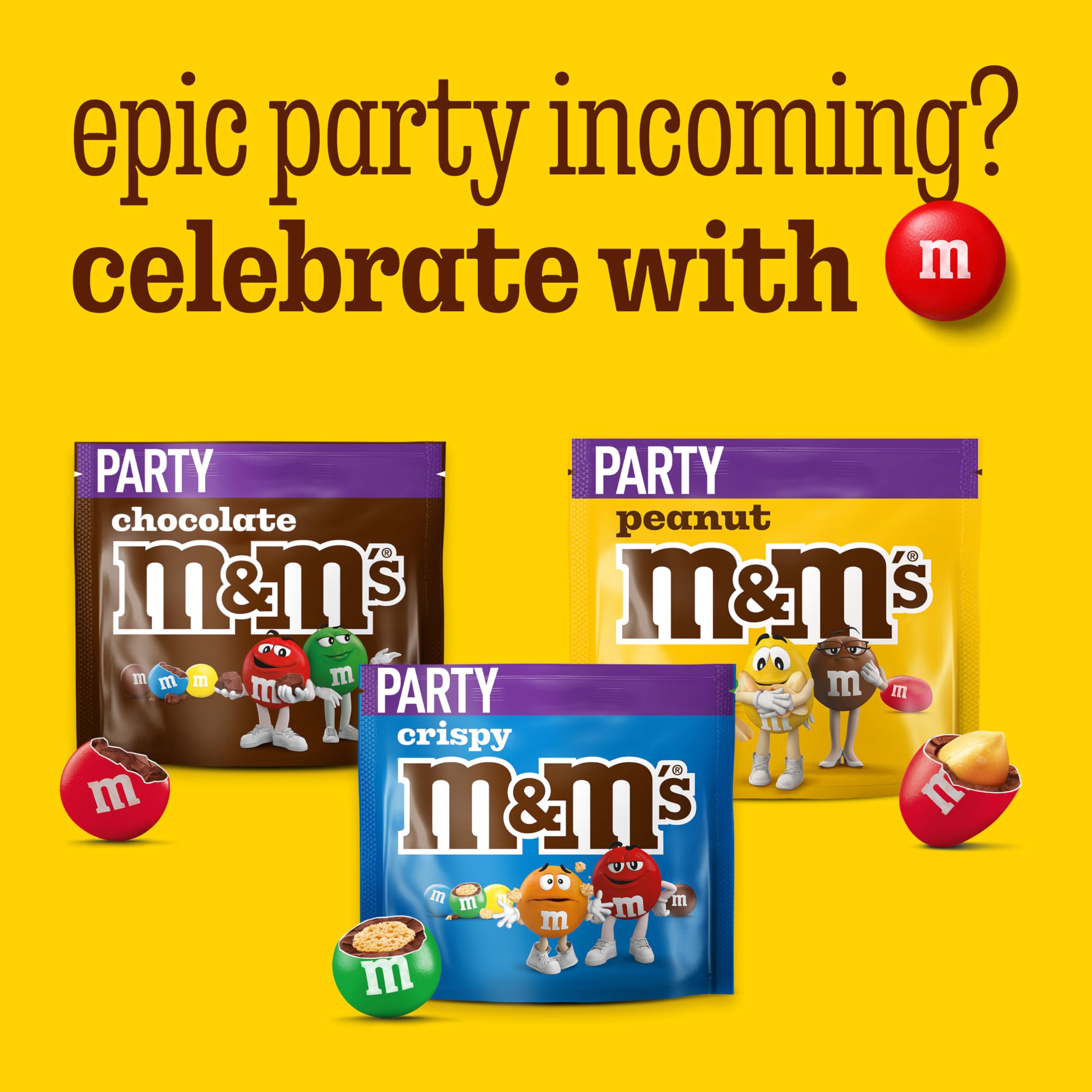 M&amp;M's Erdnussmilchschokolade Party Großpackung - 1kg Snackpackung 6