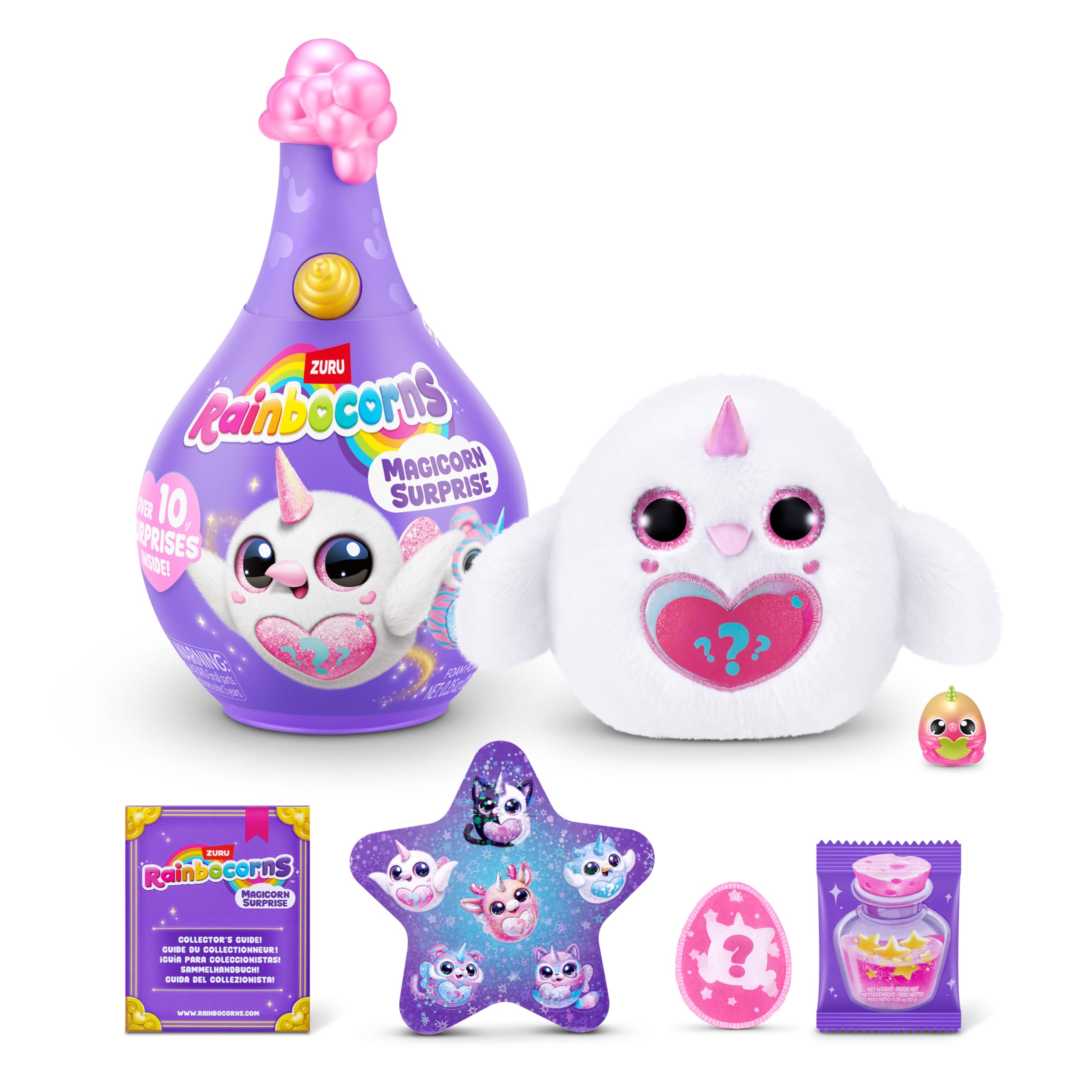 Rainbocorns Magicorn Series 1 Pigeon Soft Doll - Collectible Toy for Ages 3+